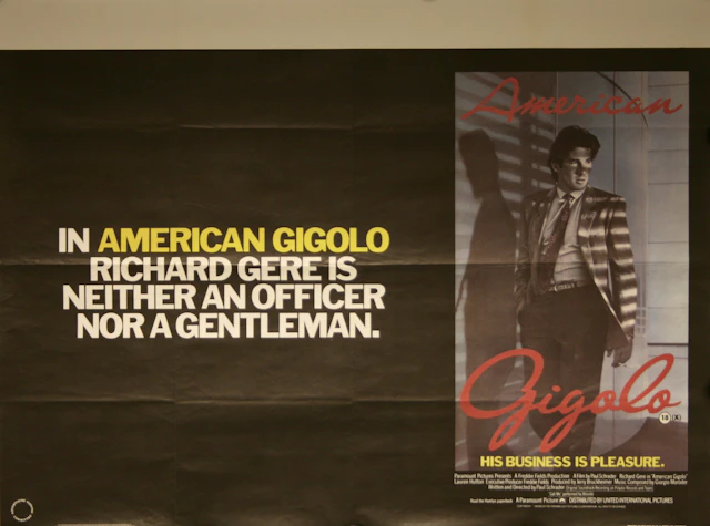 American Gigolo - Vintage Movie Posters