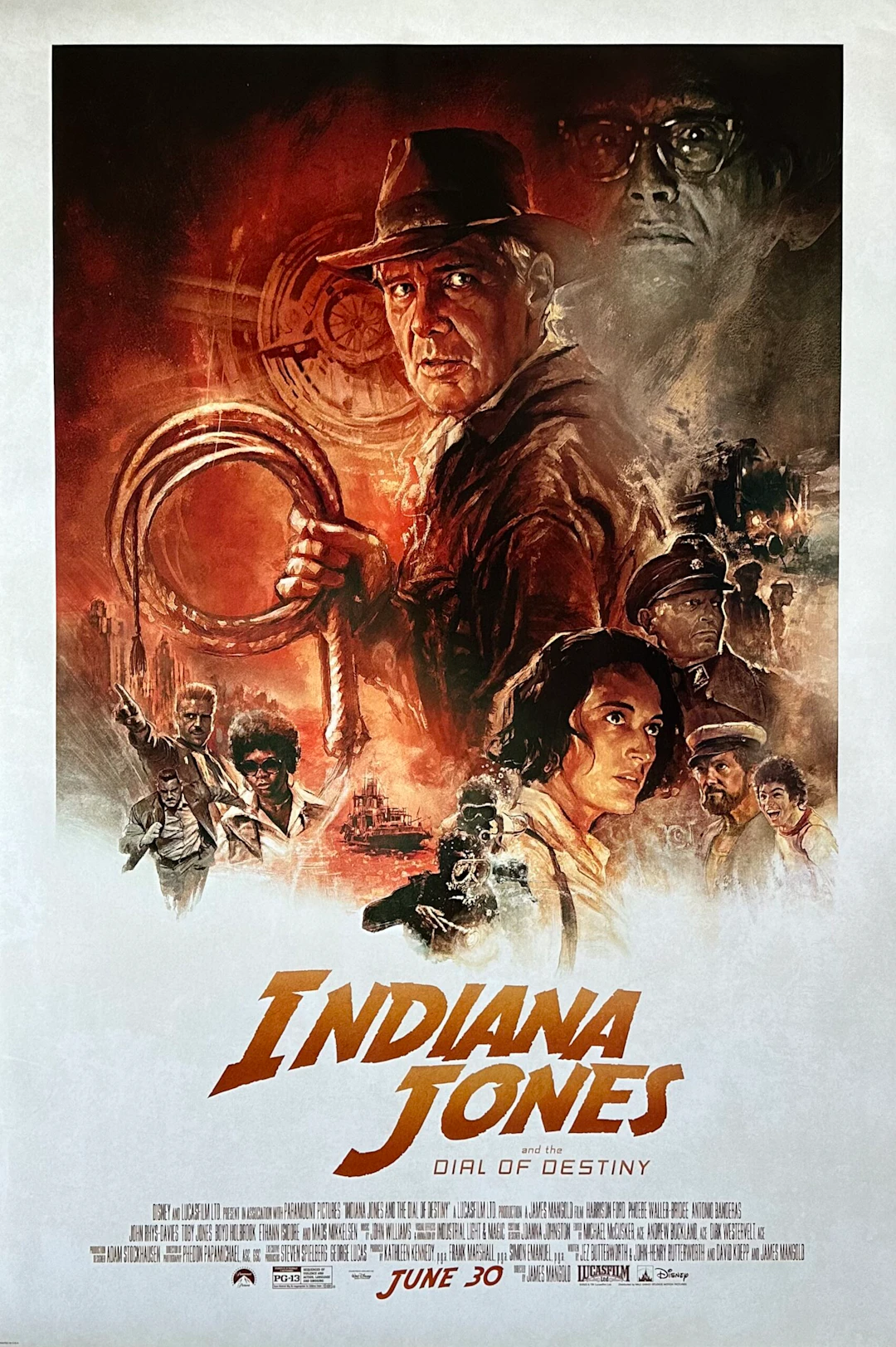 Original Indiana Jones and the Dial of Destiny Movie Poster