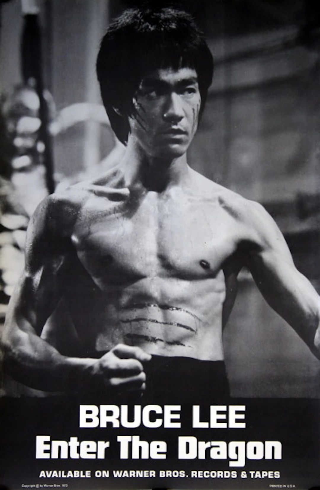 Original Enter the Dragon Poster - Bruce Lee - Martial Arts - Robert Clouse