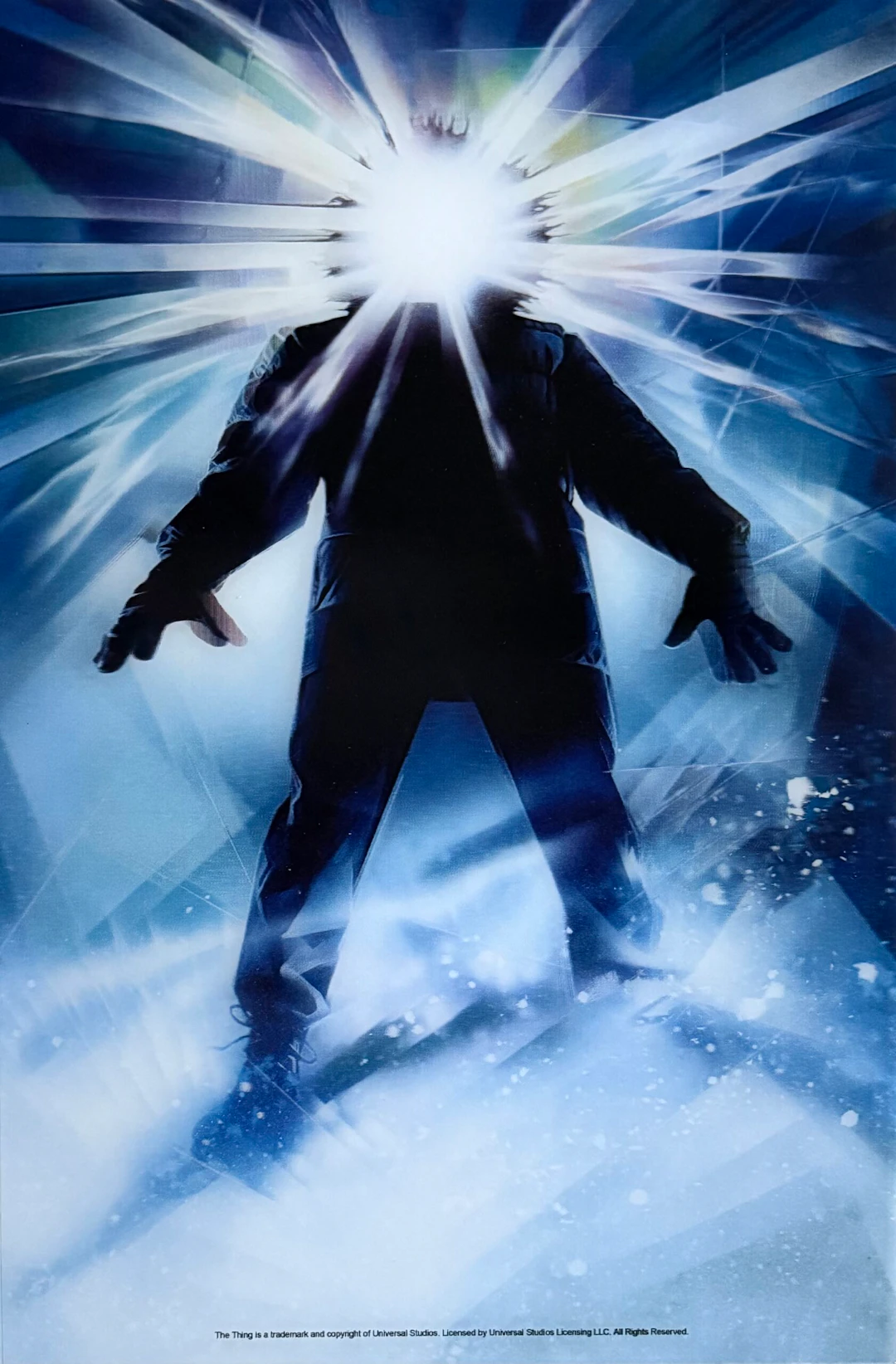 Original John Carpenter's The Thing Movie Poster - Kurt Russell