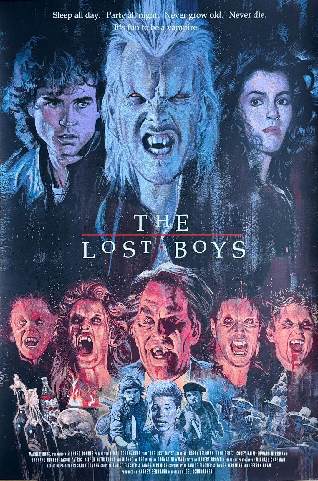 The Lost Boys Alternative Movie Poster - Vampires - Horror