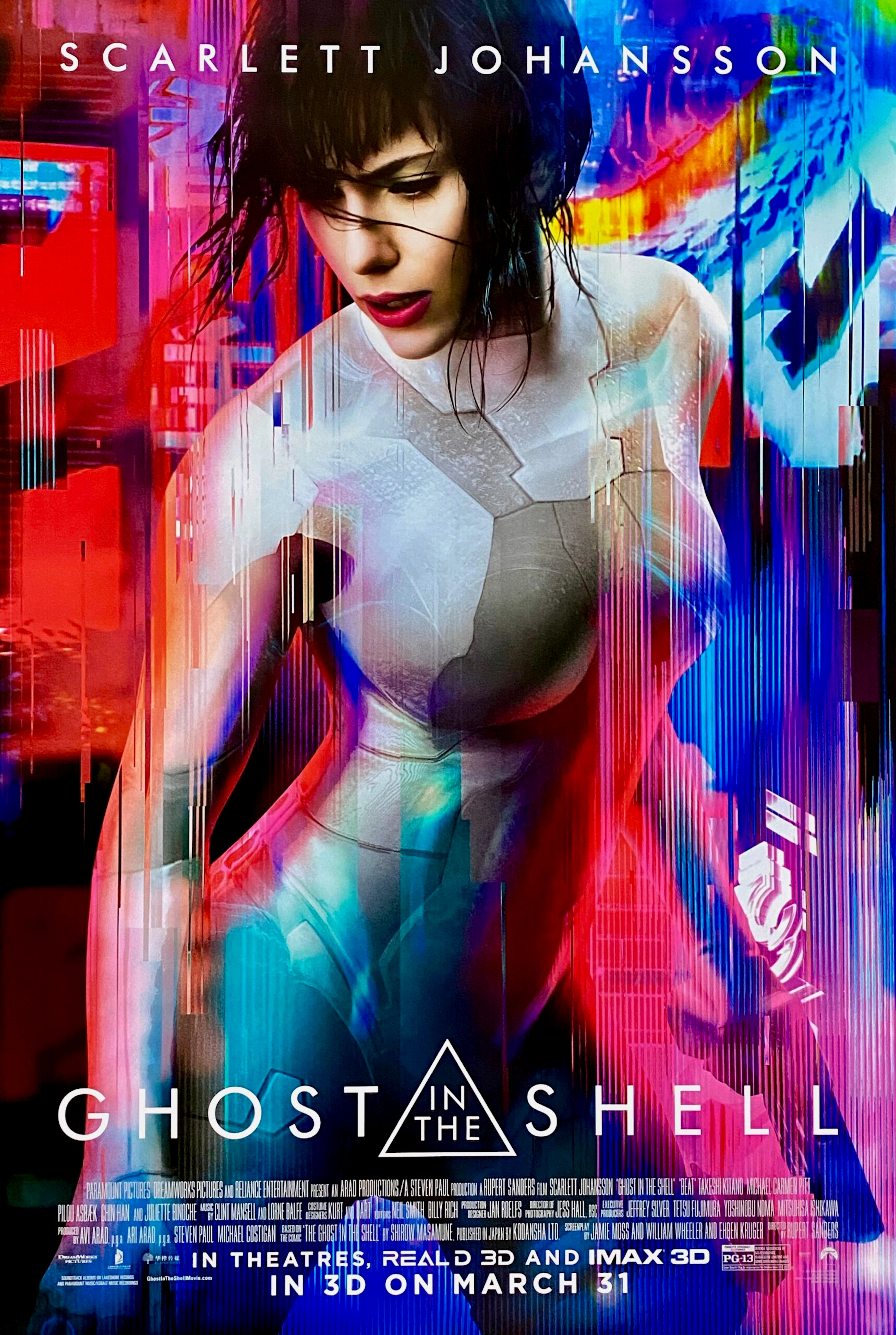 Original Ghost in the Shell Movie Poster - Scarlett Johansson