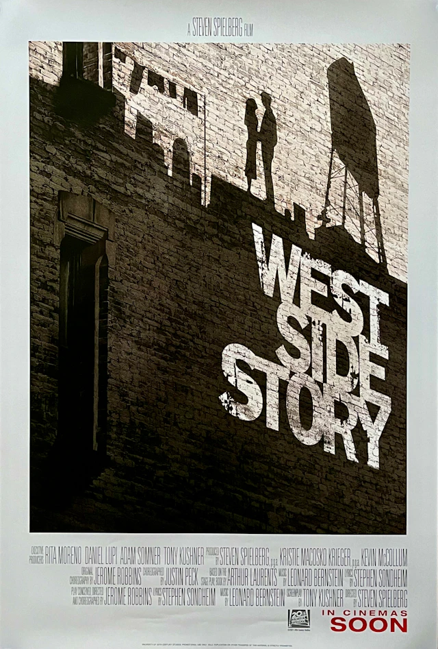Original West Side Story Movie Poster - Steven Spielberg - Musical