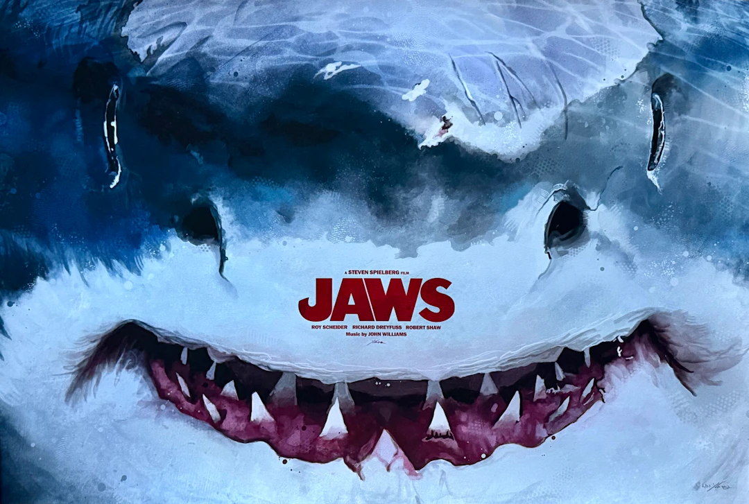 Jaws Alternative Movie Poster - Steven Spielberg - Art Print