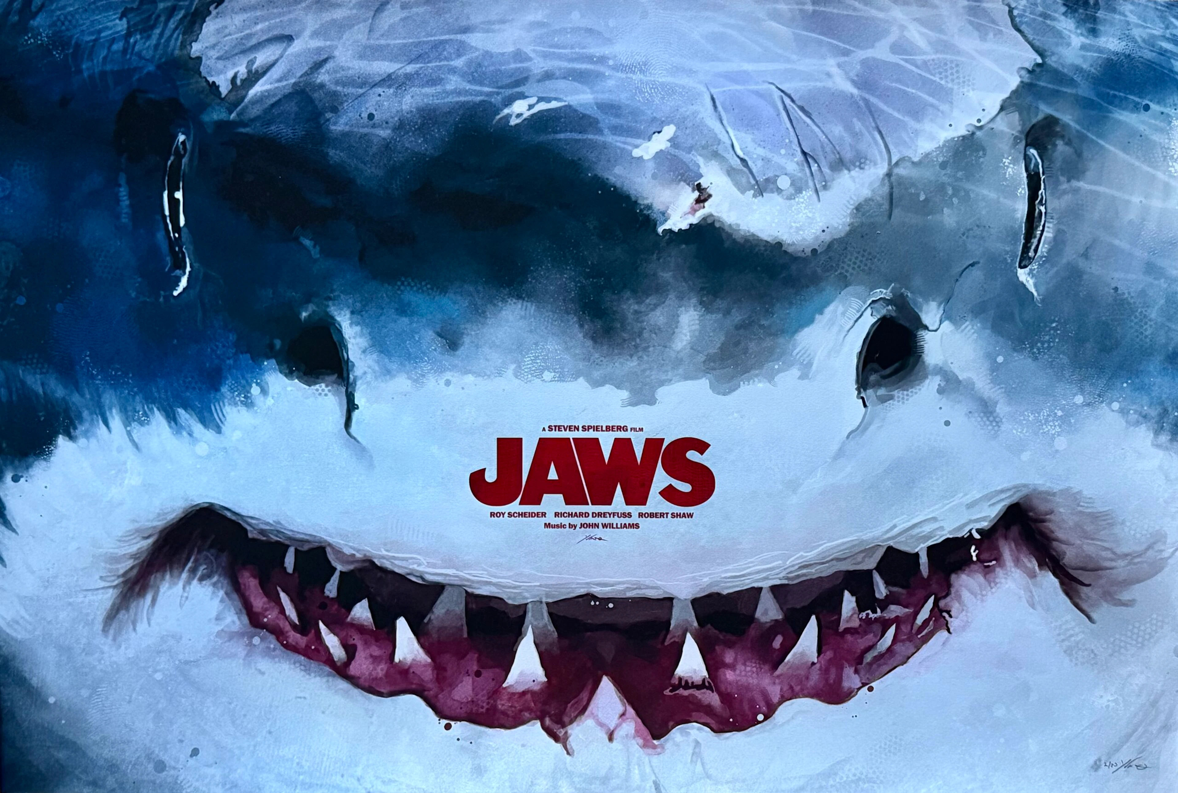 Jaws Alternative Movie Poster - Steven Spielberg - Art Print