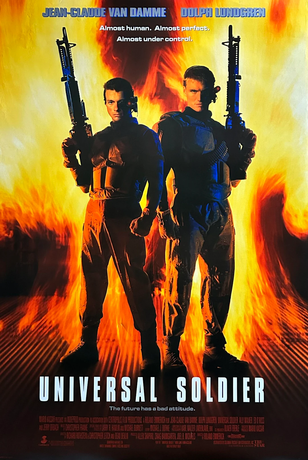 Original Universal Soldier Movie Poster - Jean-Claude Van Damme