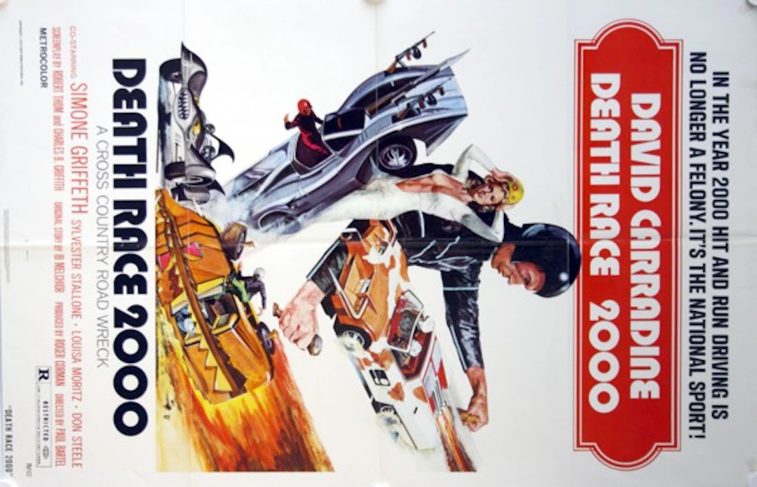 Death Race 2000 (1975) - Vintage Movie Posters