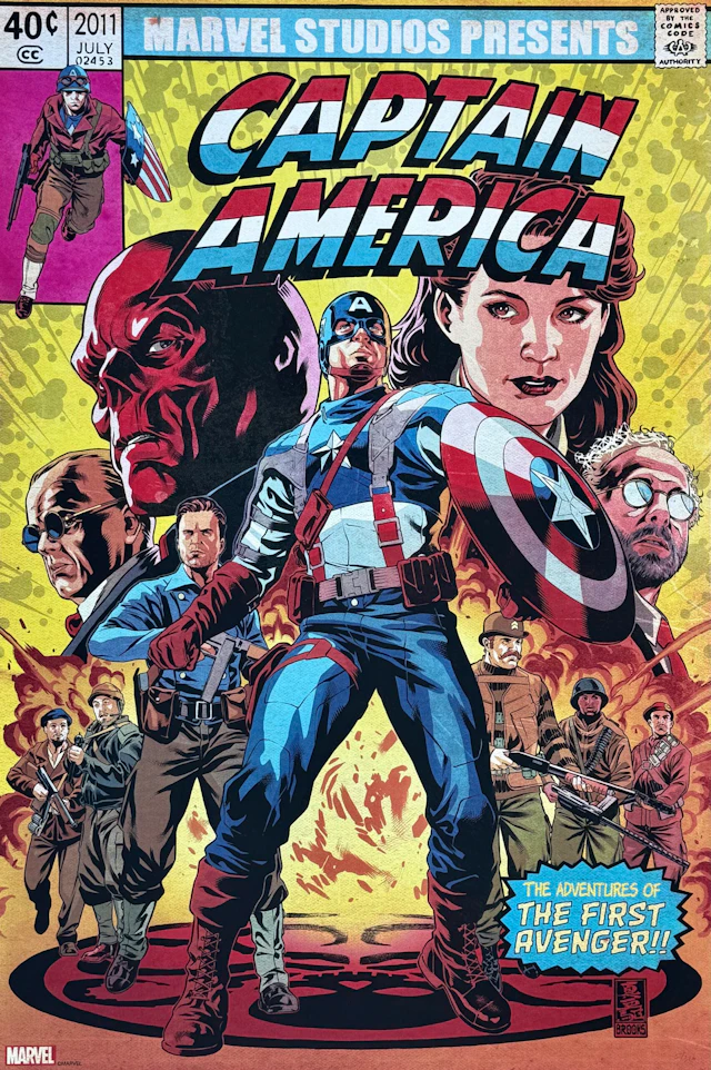 Captain America: The First Avenger Alternative Movie Poster