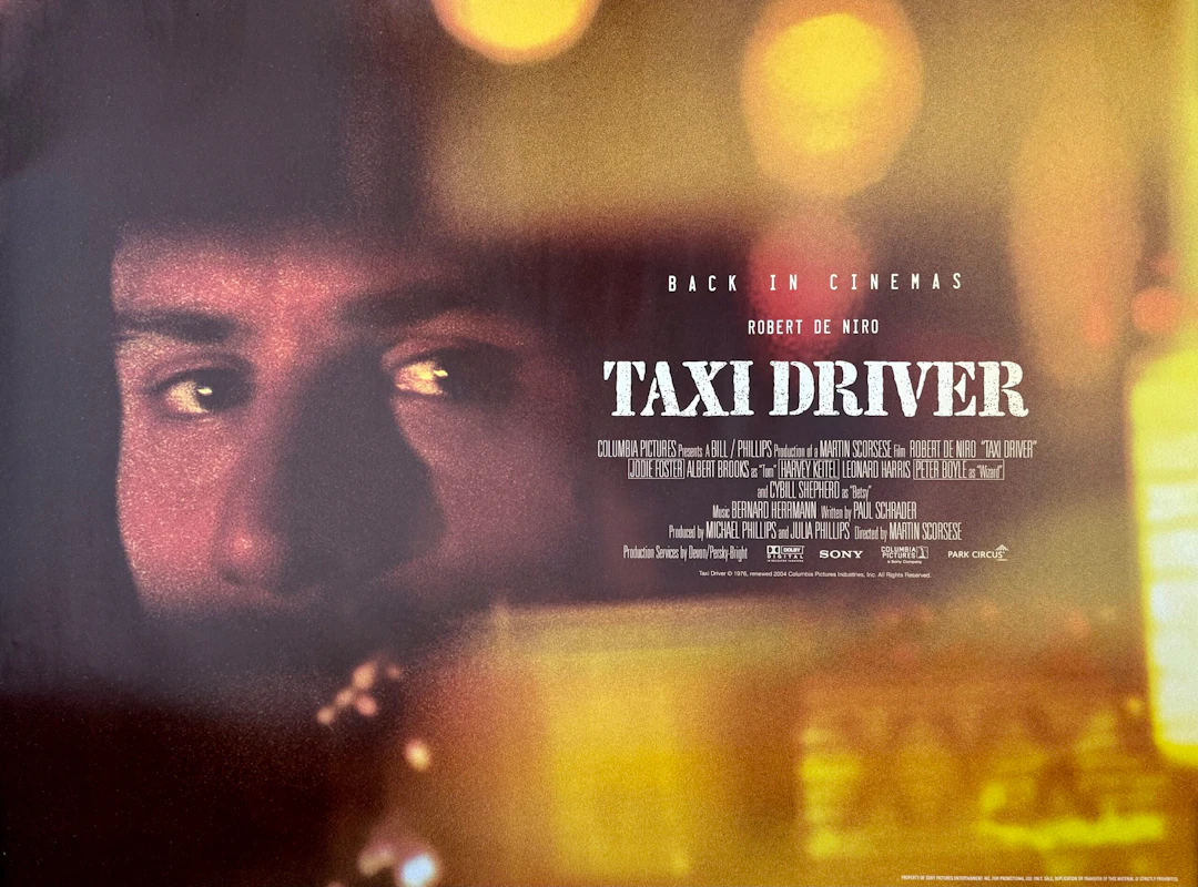 Original Taxi Driver Movie Poster - Robert De Niro
