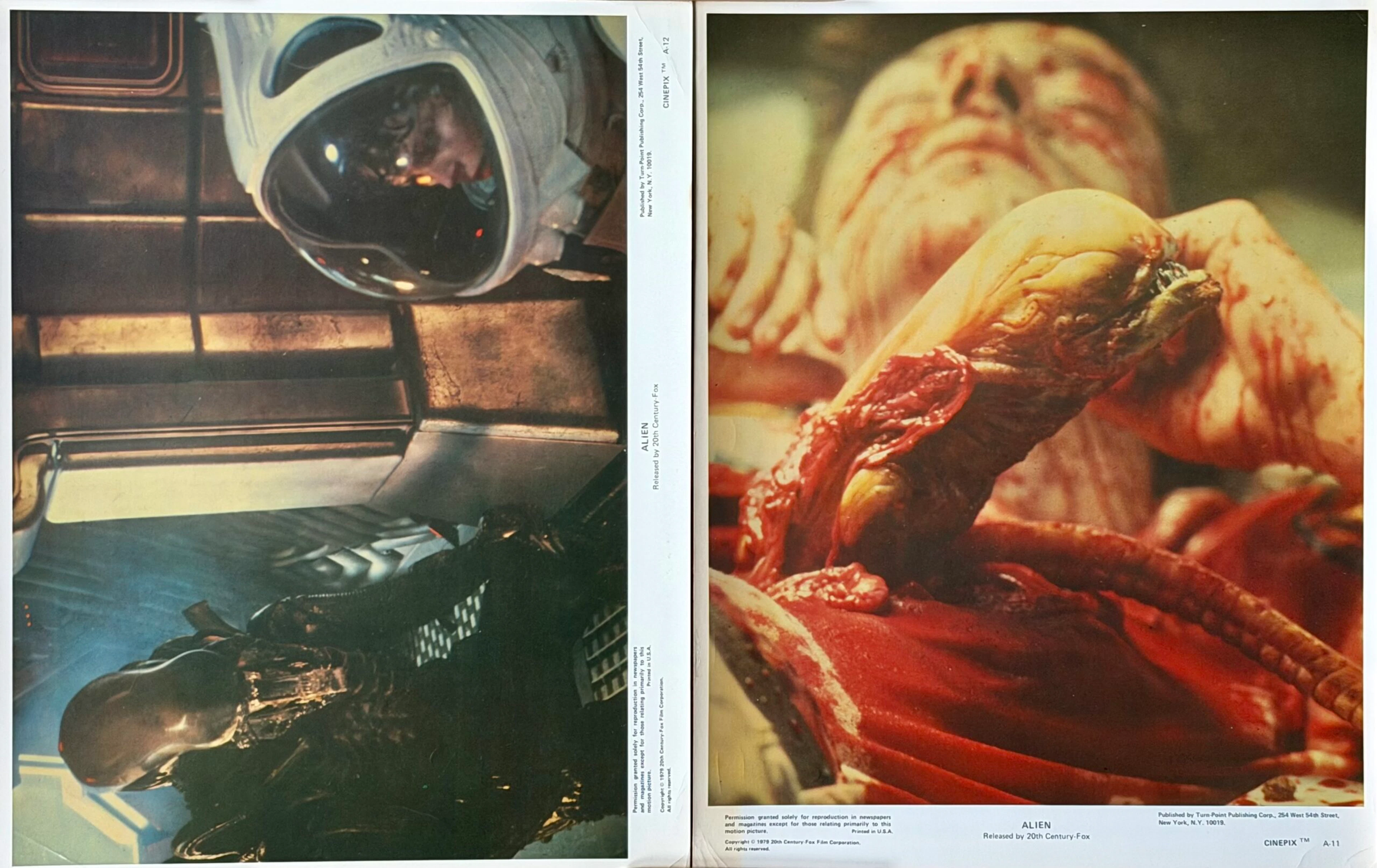 Original Alien Movie Poster - Ridley Scott - Sigourney Weaver