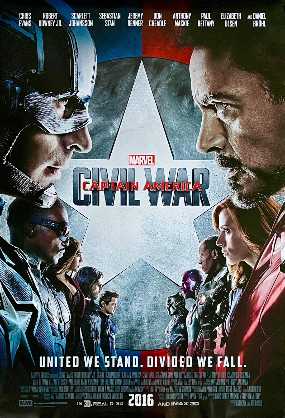 Original Captain America: Civil War Movie Poster - Marvel - Iron Man