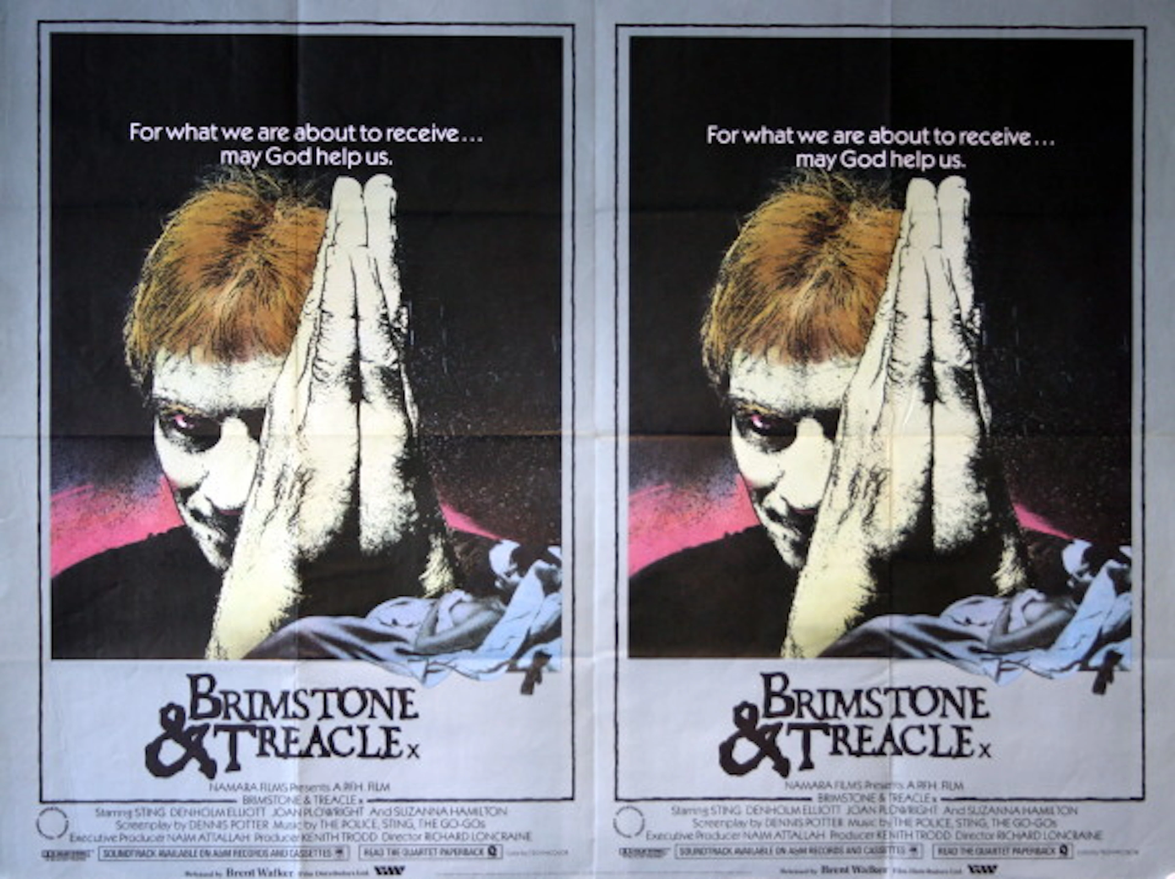 Brimstone and Treacle - Vintage Movie Posters