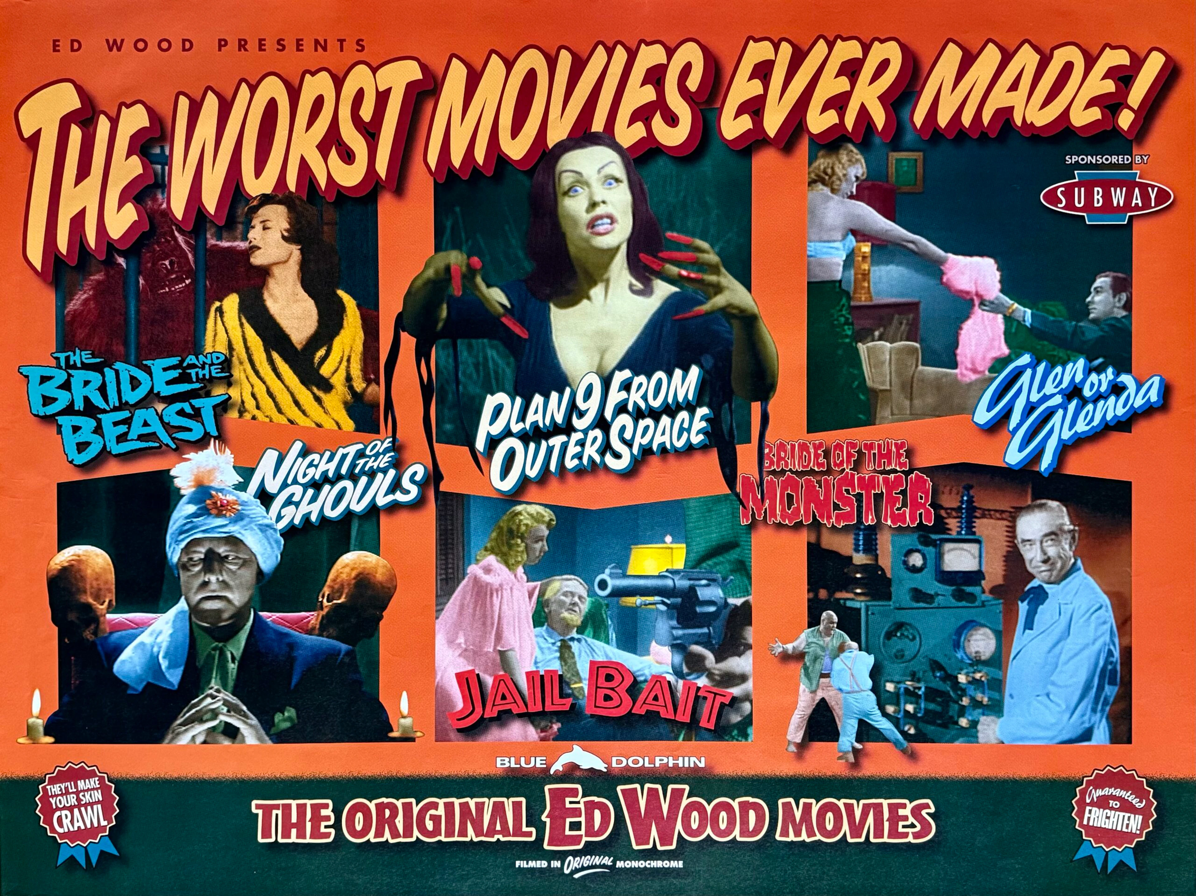Ed Wood Presents The Worst Movies Ever Made Movie Poster