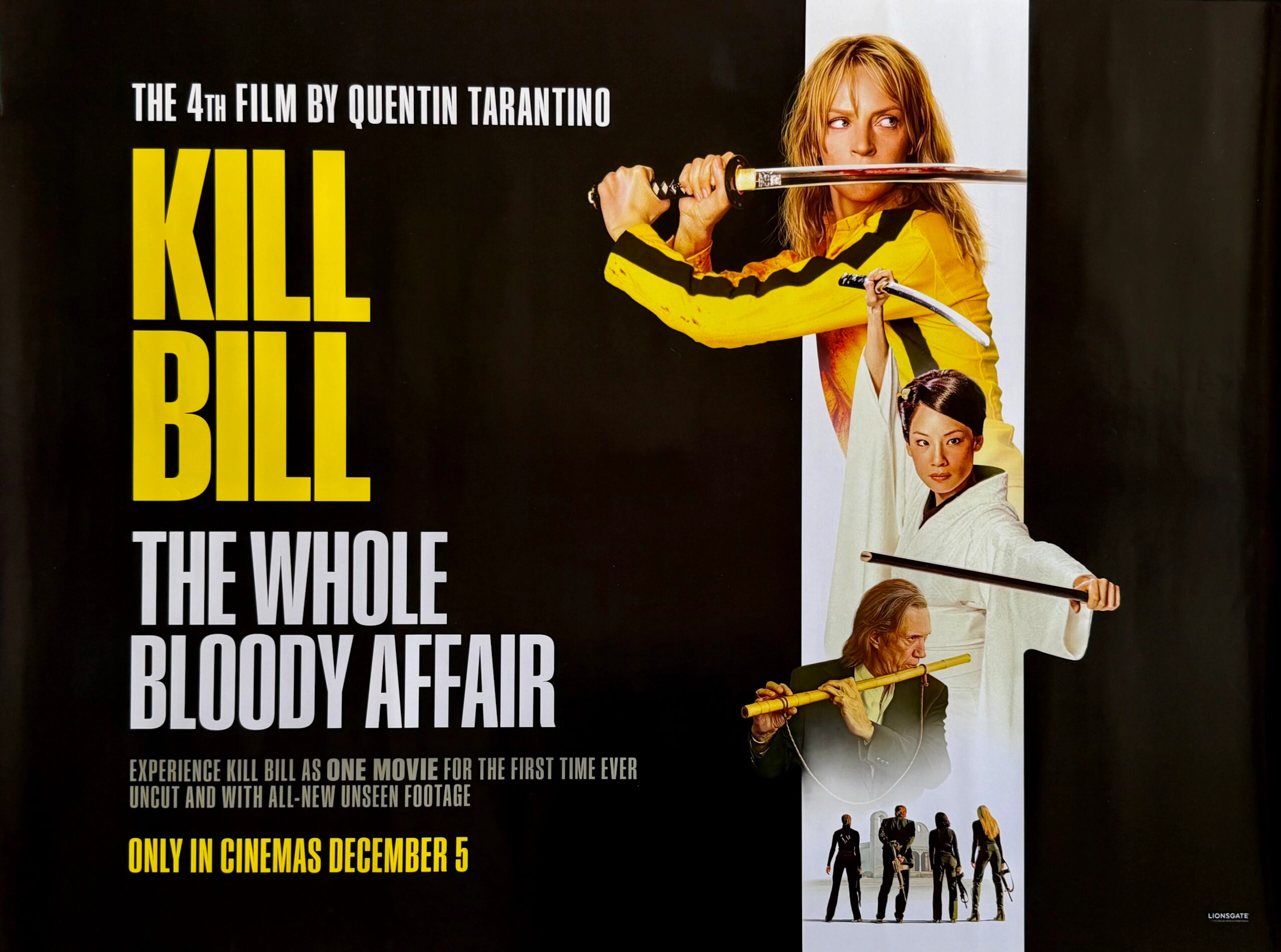 Original Kill Bill: The Whole Bloody Affair Movie Poster