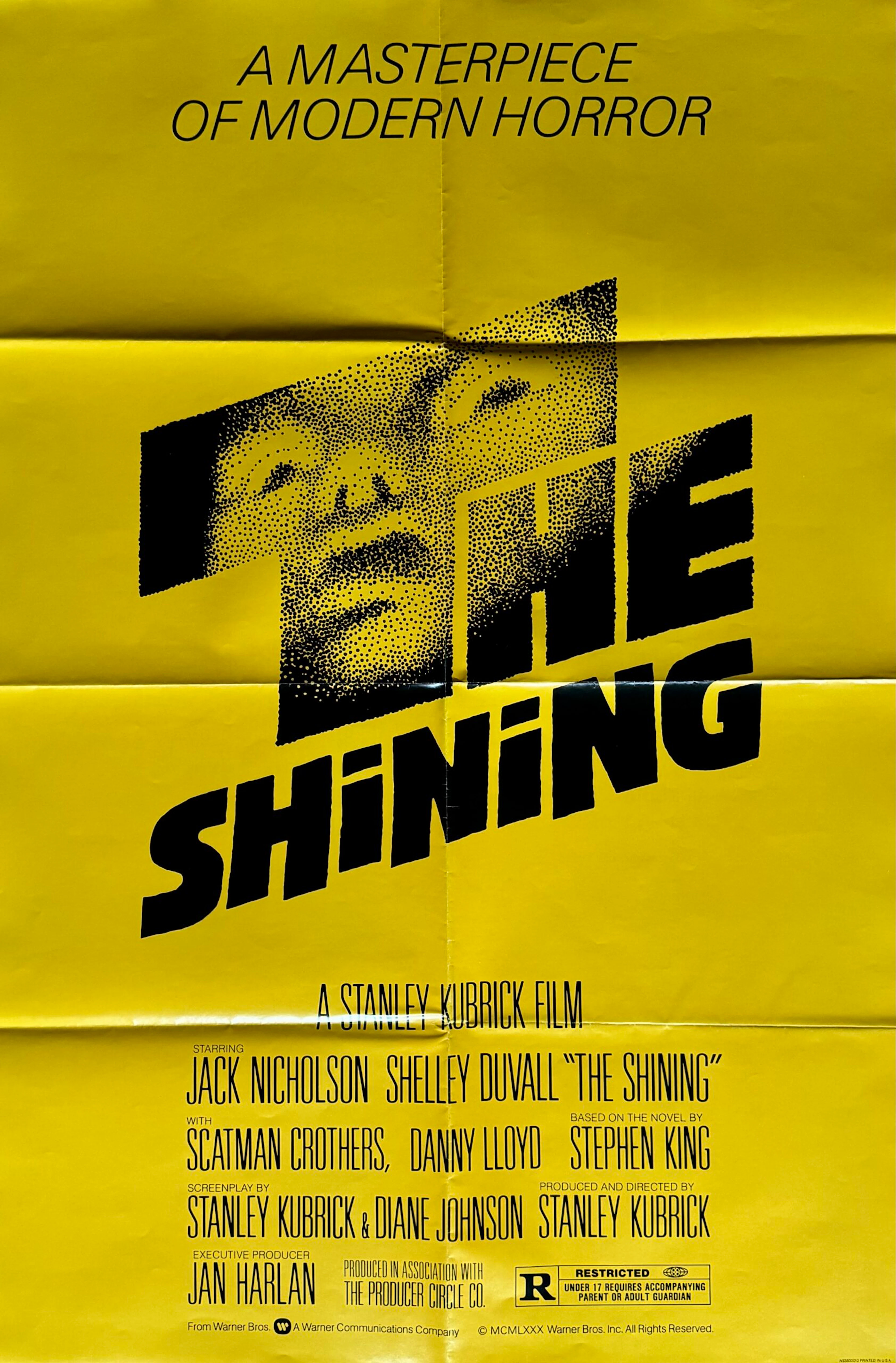 Original The Shining Movie Poster - Stanley Kubrick