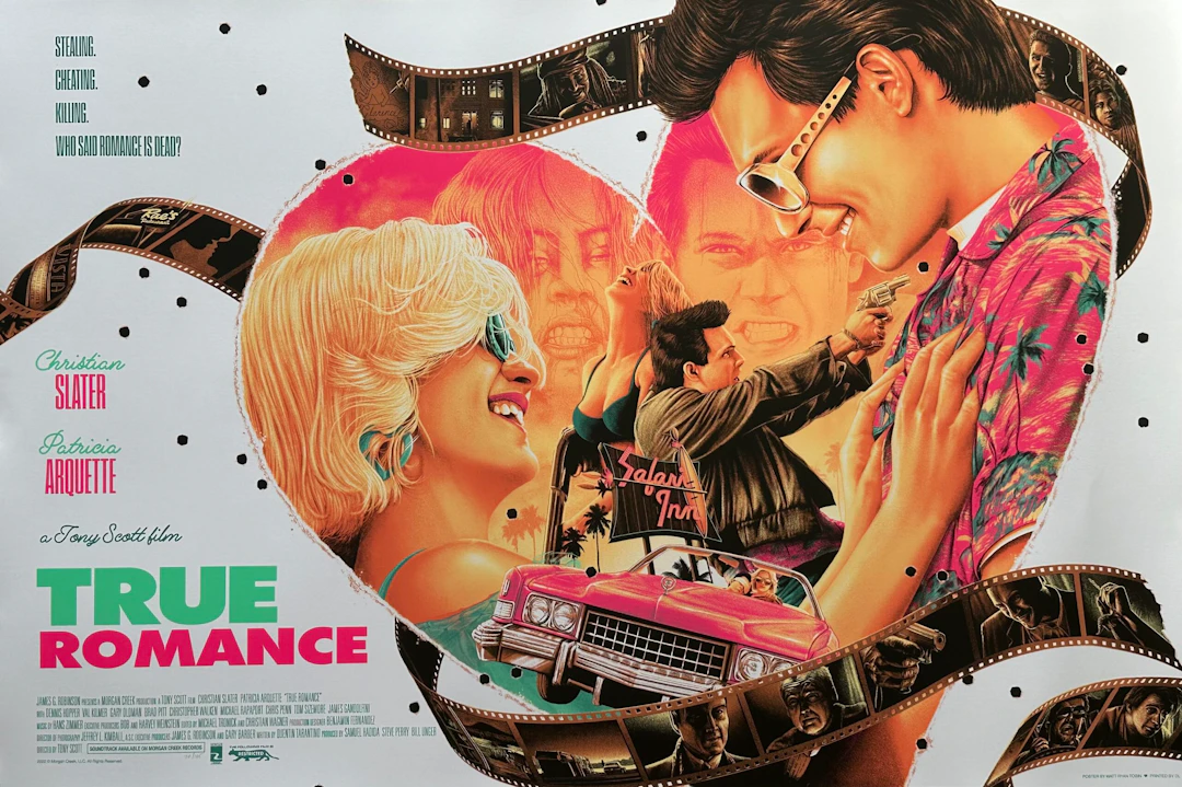 True Romance Alternative Movie Poster - Matt Ryan Tobin