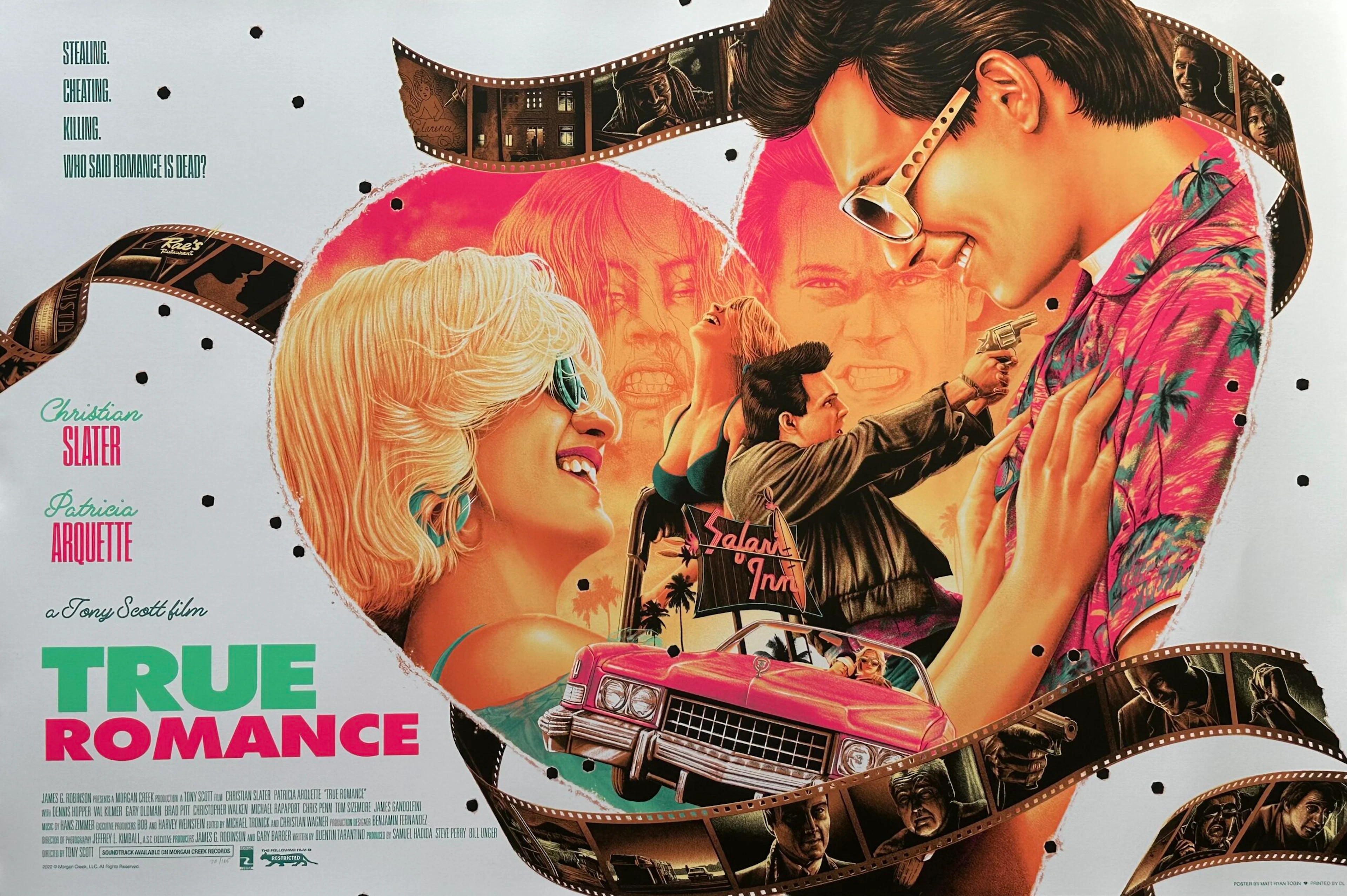 True Romance Alternative Movie Poster - Matt Ryan Tobin