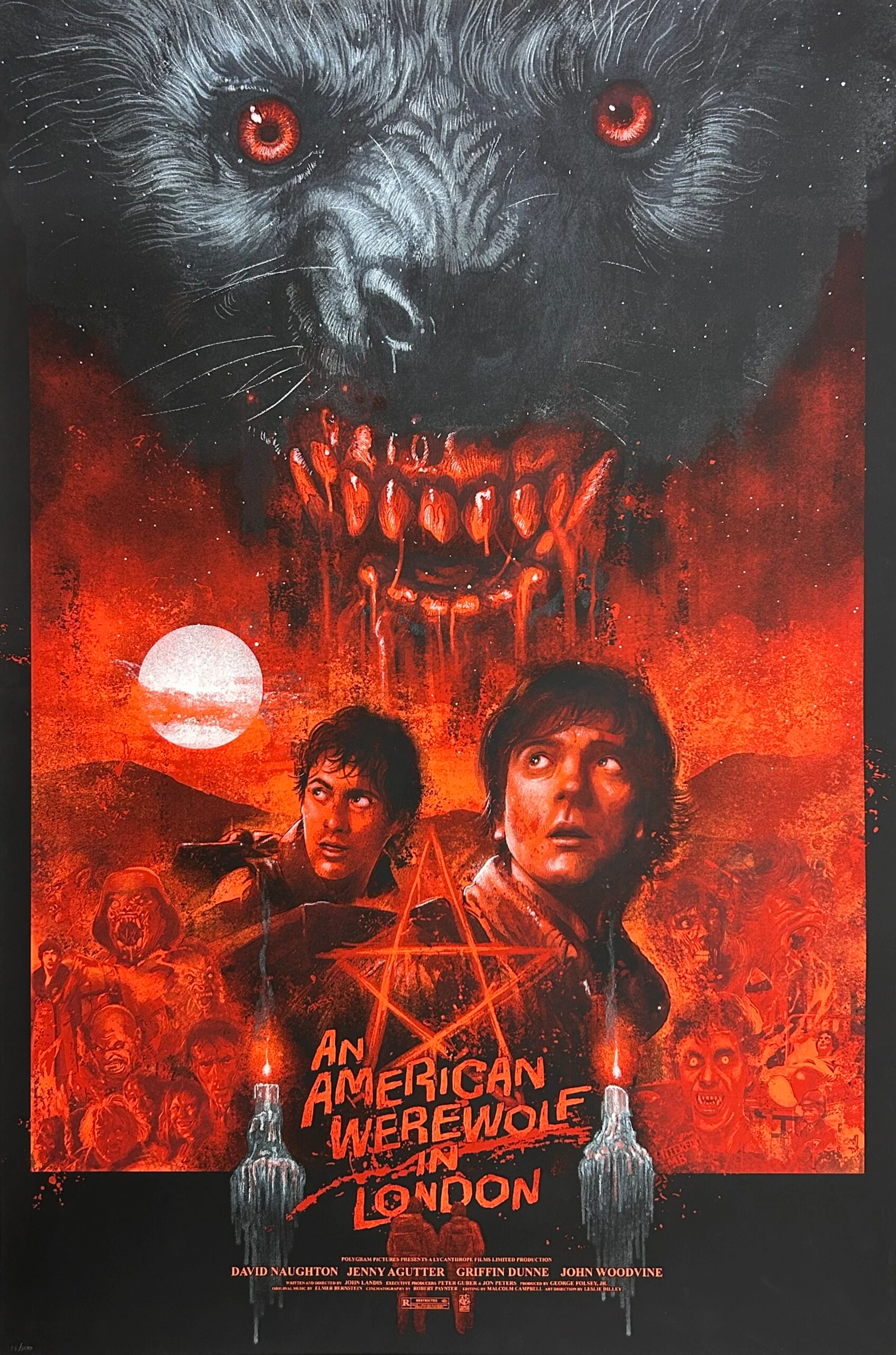 An American Werewolf in London Movie Poster - John Landis - Vance Kelly