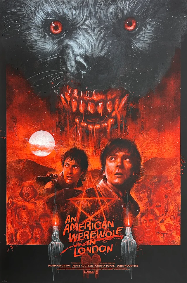 An American Werewolf in London Movie Poster - John Landis - Vance Kelly