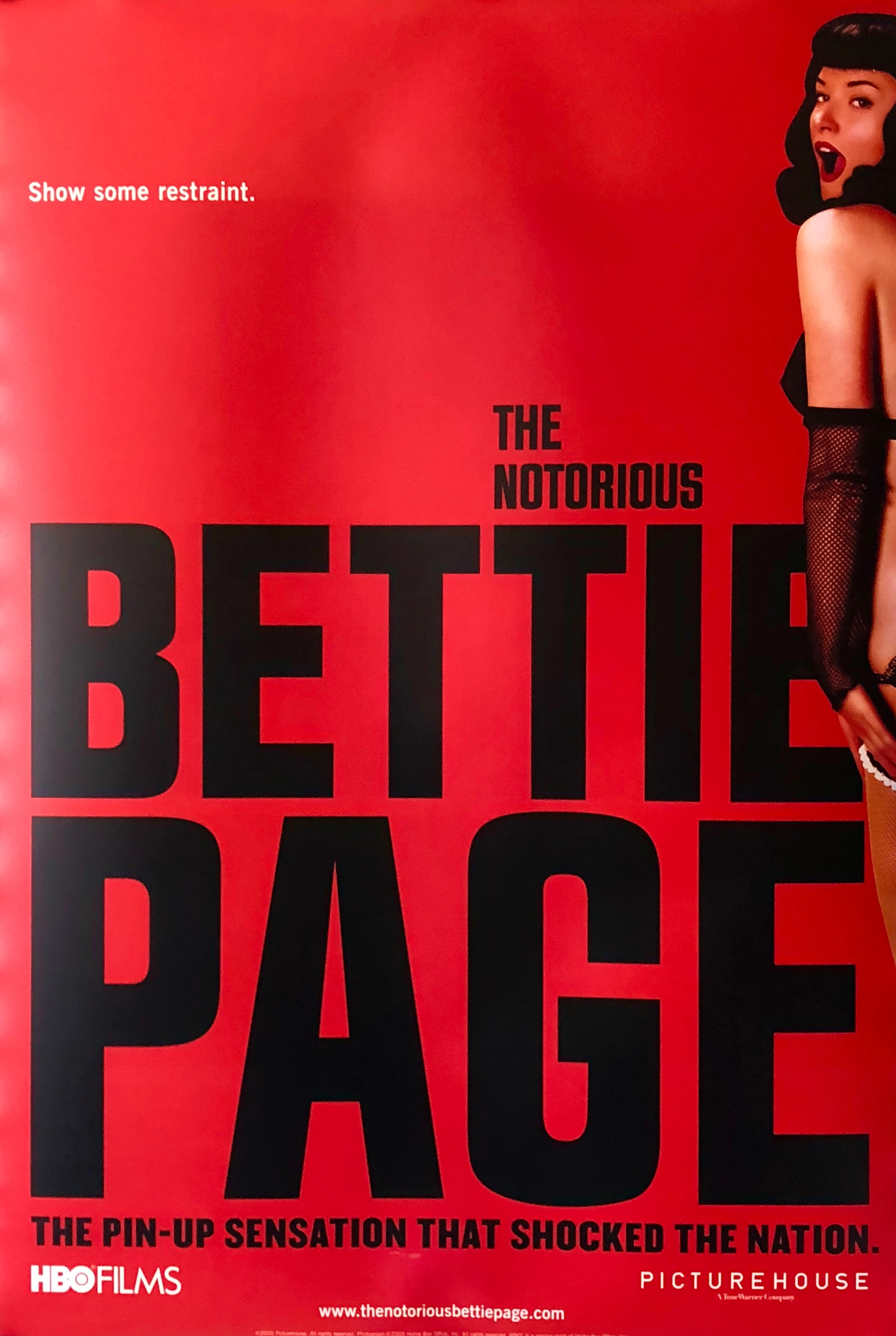 Original The Notorious Bettie Page Movie Poster - Gretchen Mol