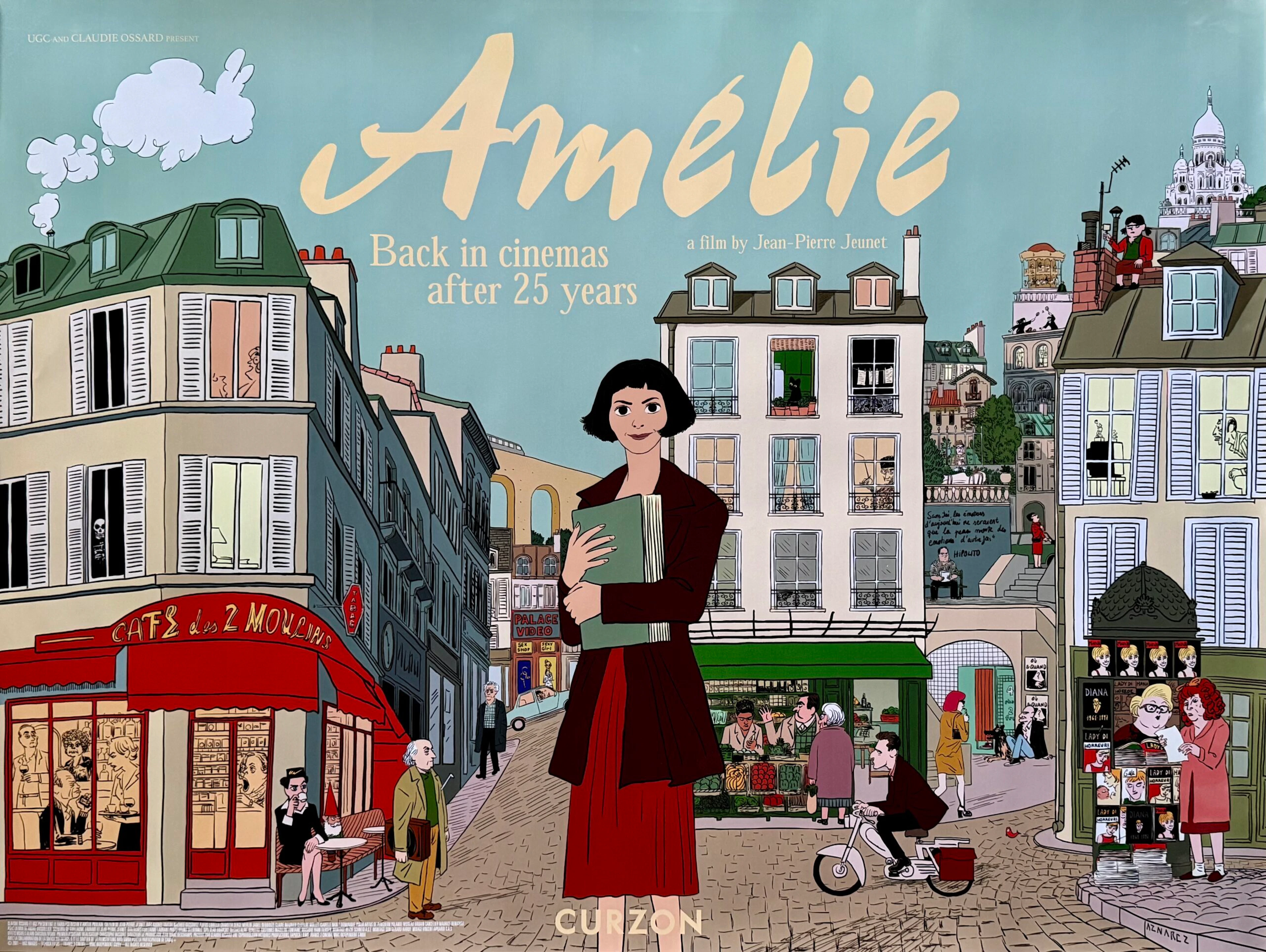 Original Amelie Movie Poster - Audrey Tautou - Romance - Comedy