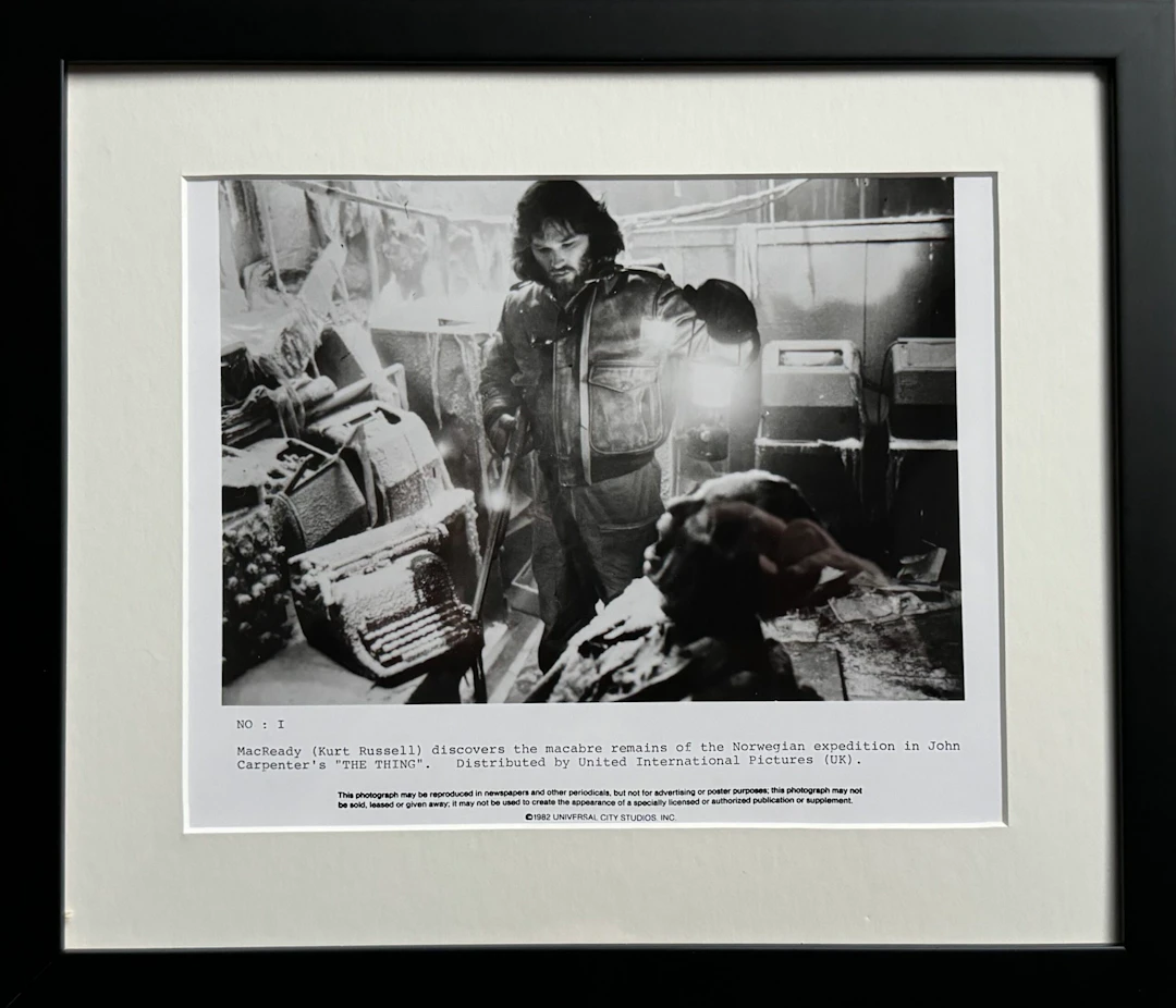 Original The Thing Movie Poster - John Carpenter - Kurt Russell