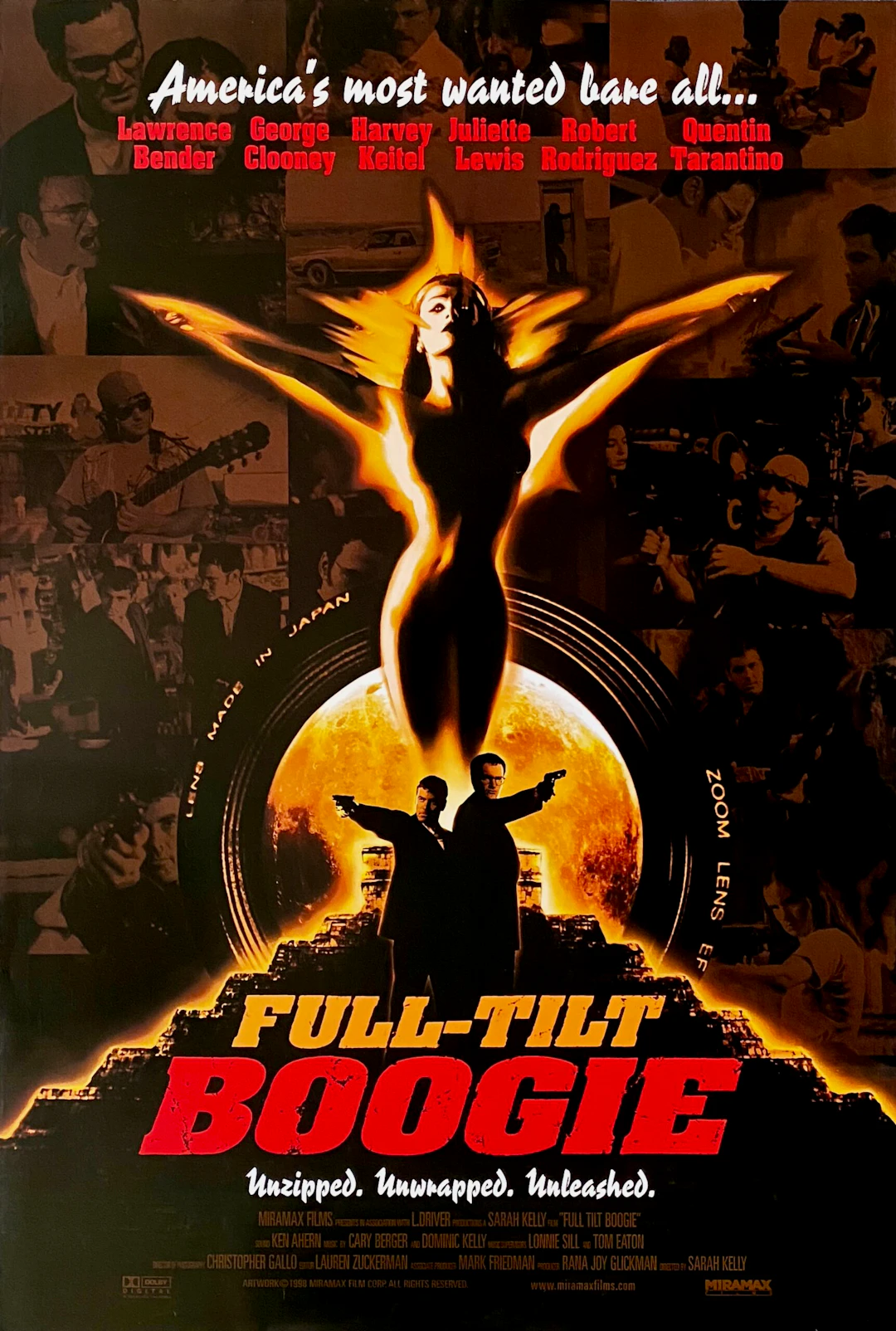 Original Full Tilt Boogie Movie Poster - Robert Rodriguez - Vampires
