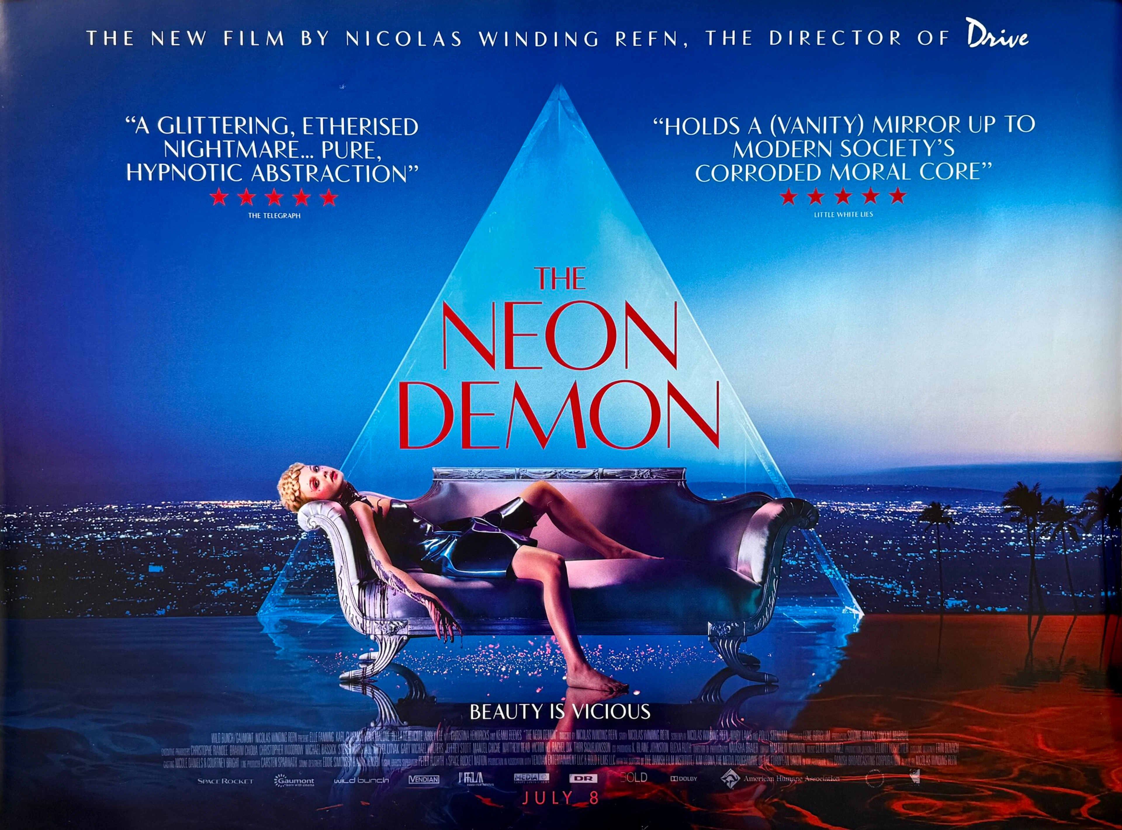 Original Neon Demon Movie Poster - Nicolas Winding Refn