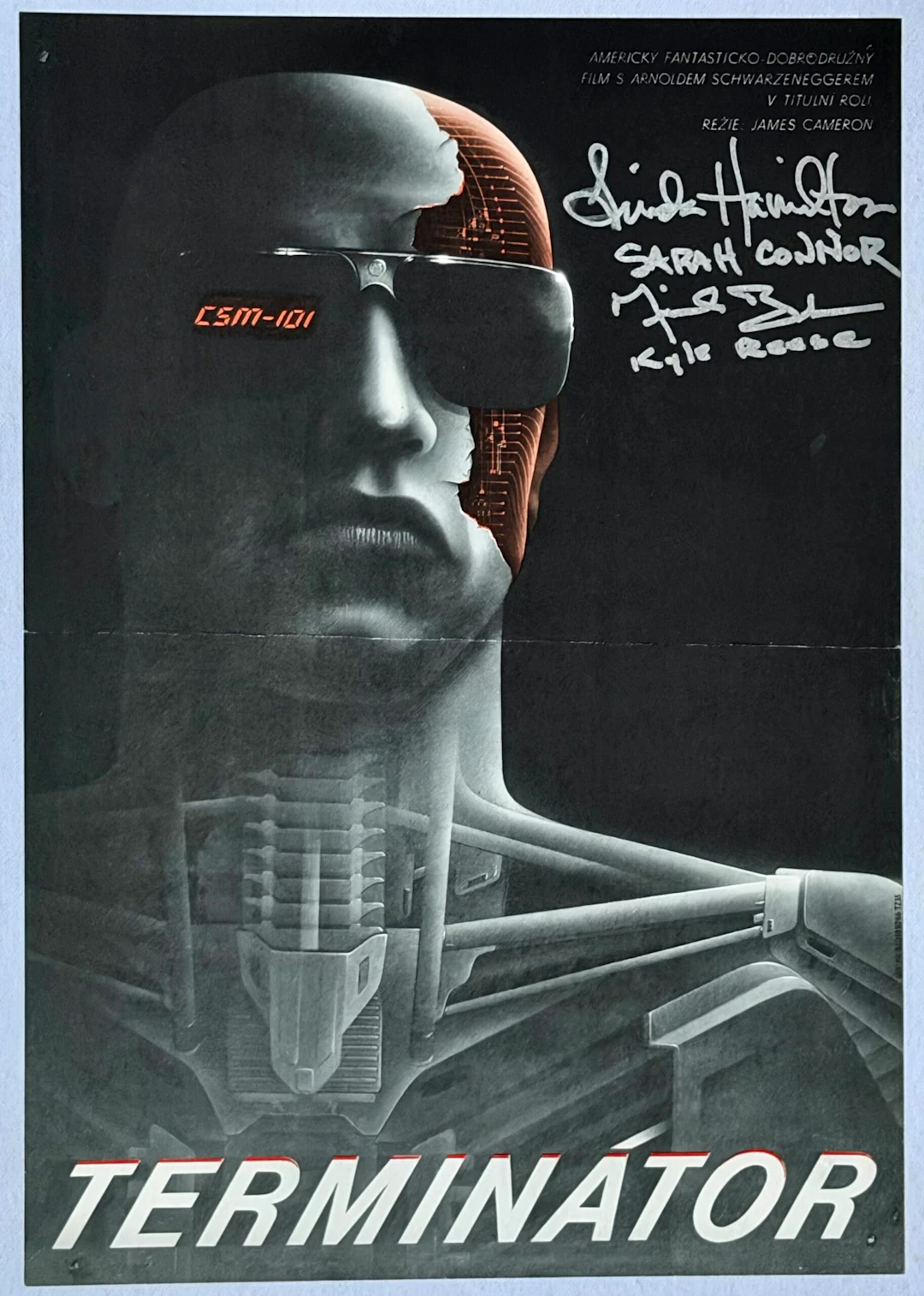Original The Terminator Movie Poster - Arnold Schwarzenegger