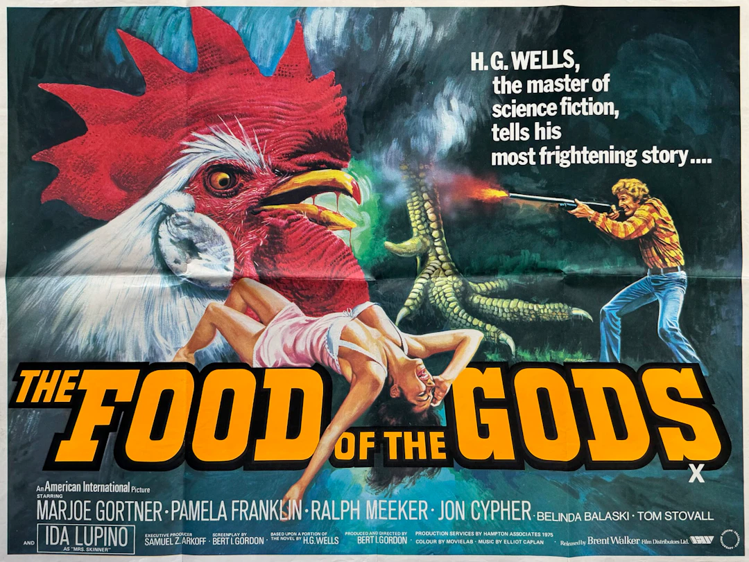 Original Food of the Gods Movie Poster - H G Wells - Horror