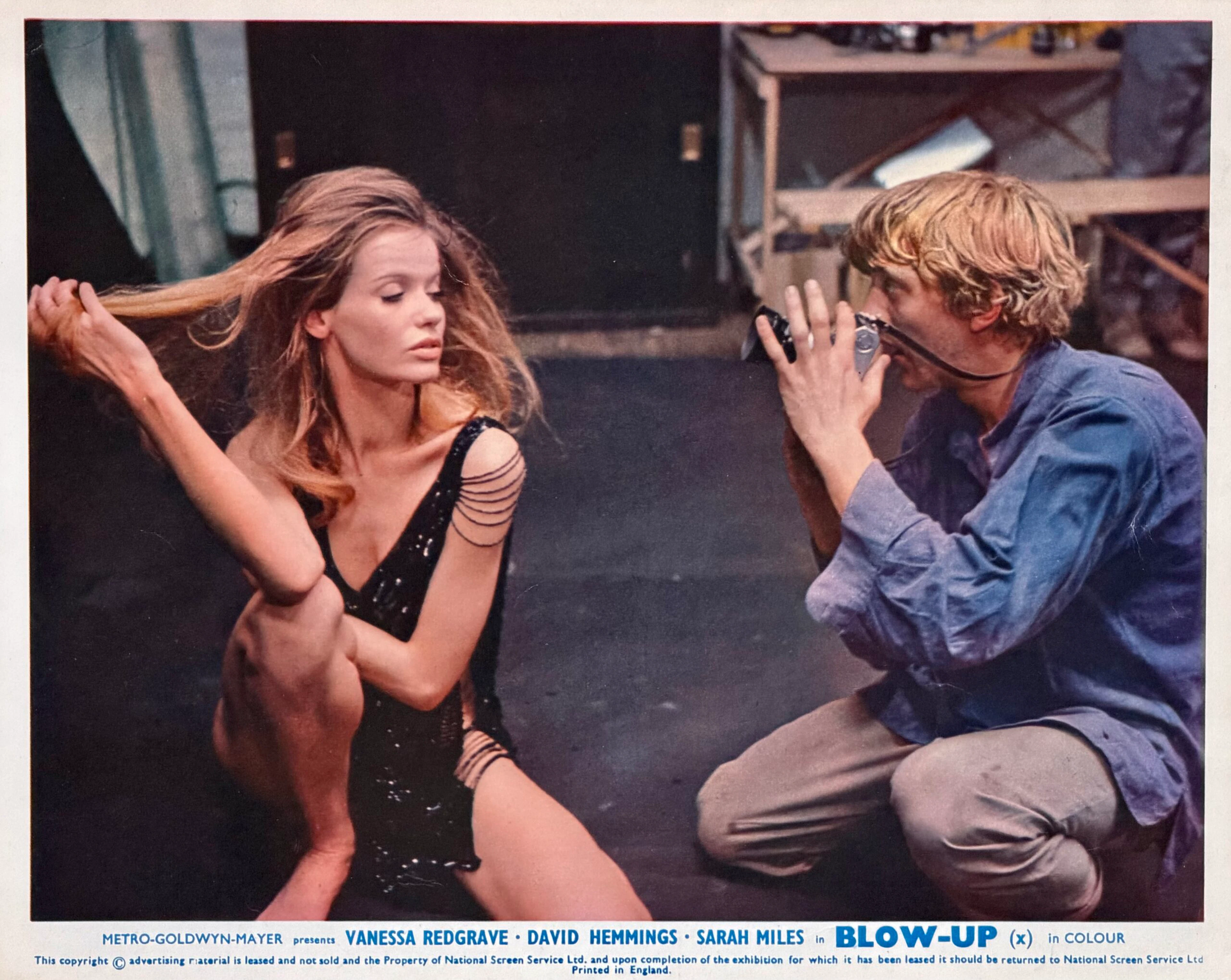 Original Blow Up Movie Poster - Michelangelo Antonioni - Mystery