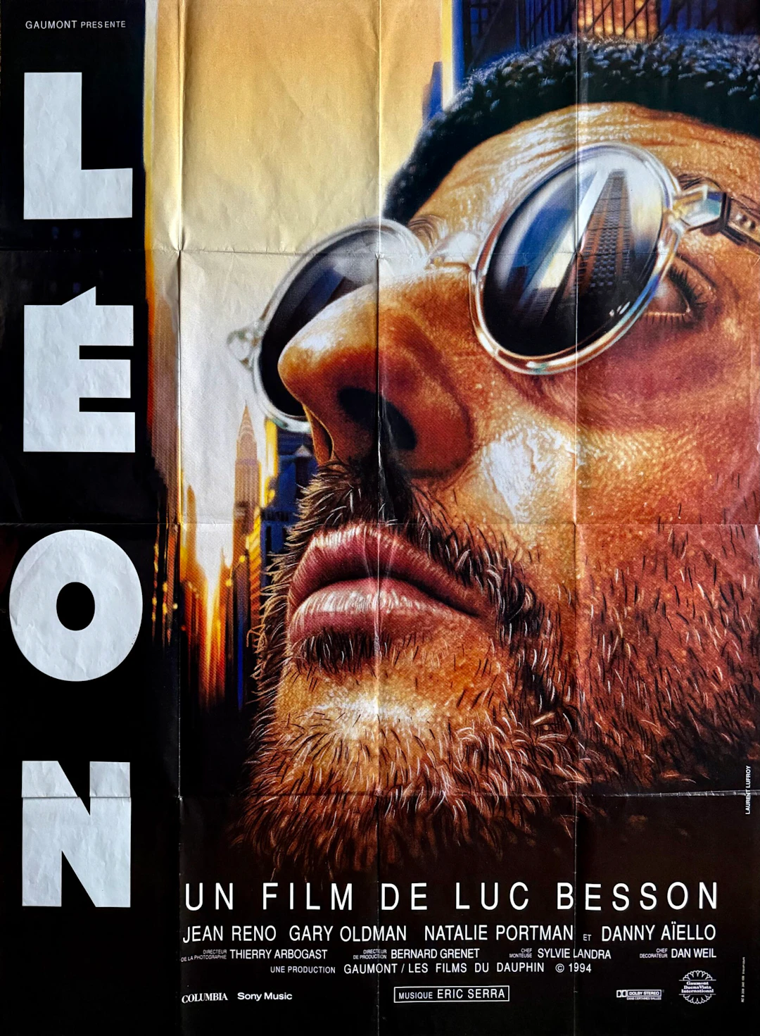 Original Leon Movie Poster - Luc Besson - Jean Reno