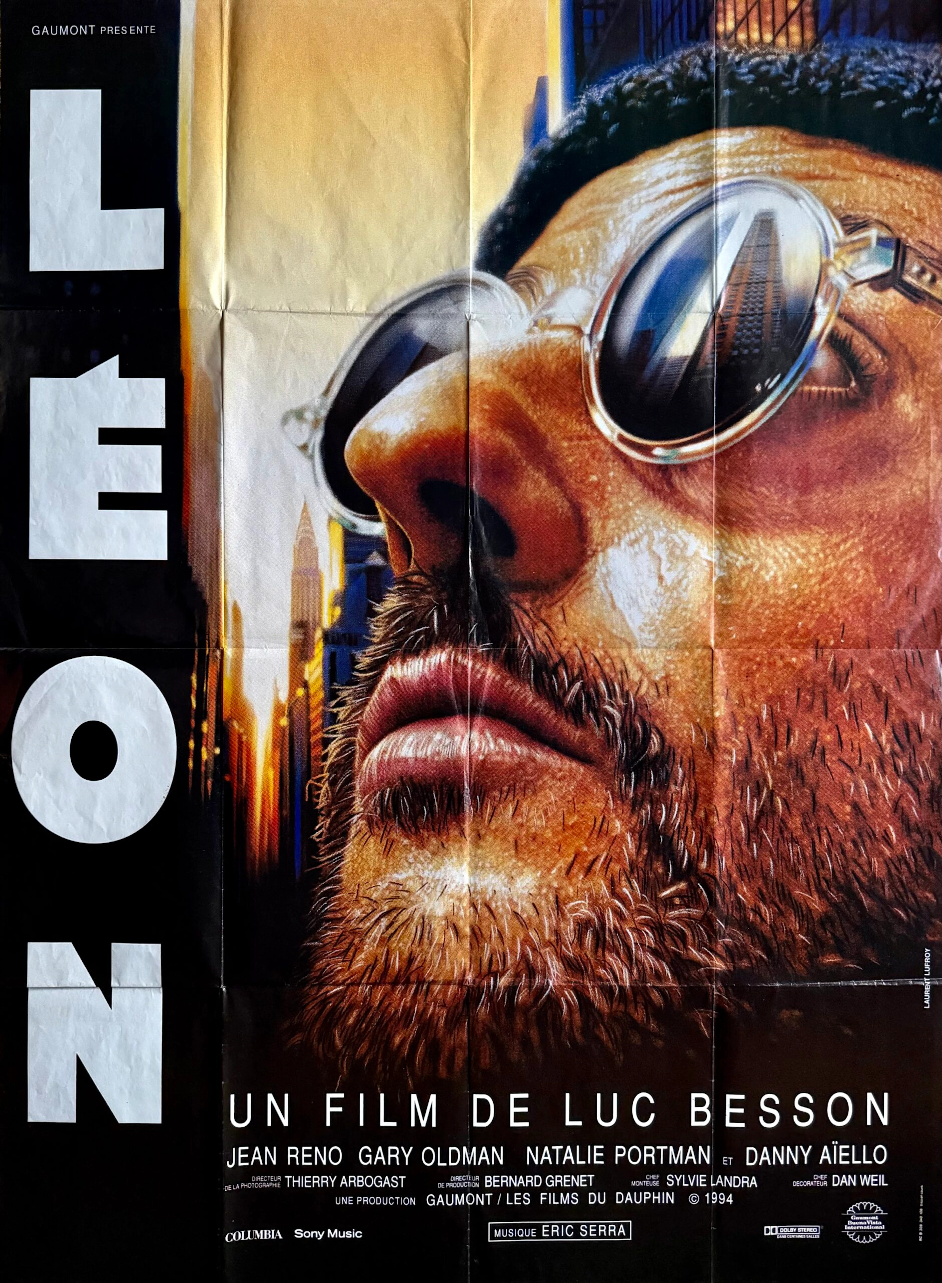 Original Leon Movie Poster - Luc Besson - Jean Reno