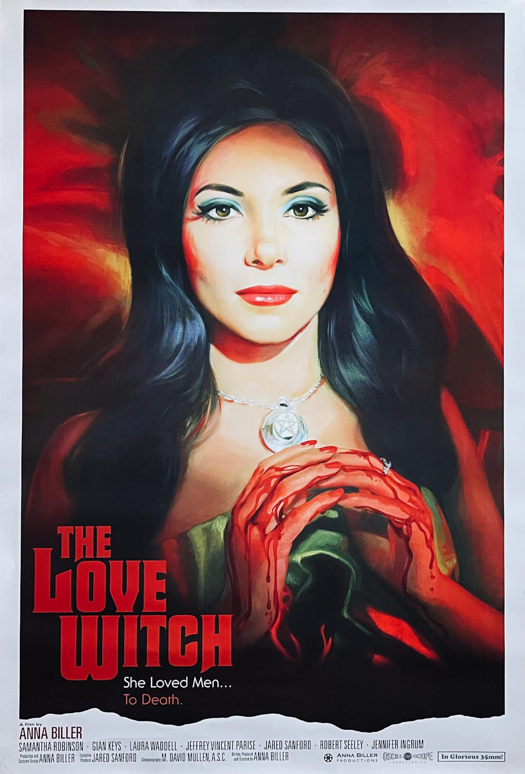 Original The Love Witch Movie Poster - Anna Biller - Samantha Robinson