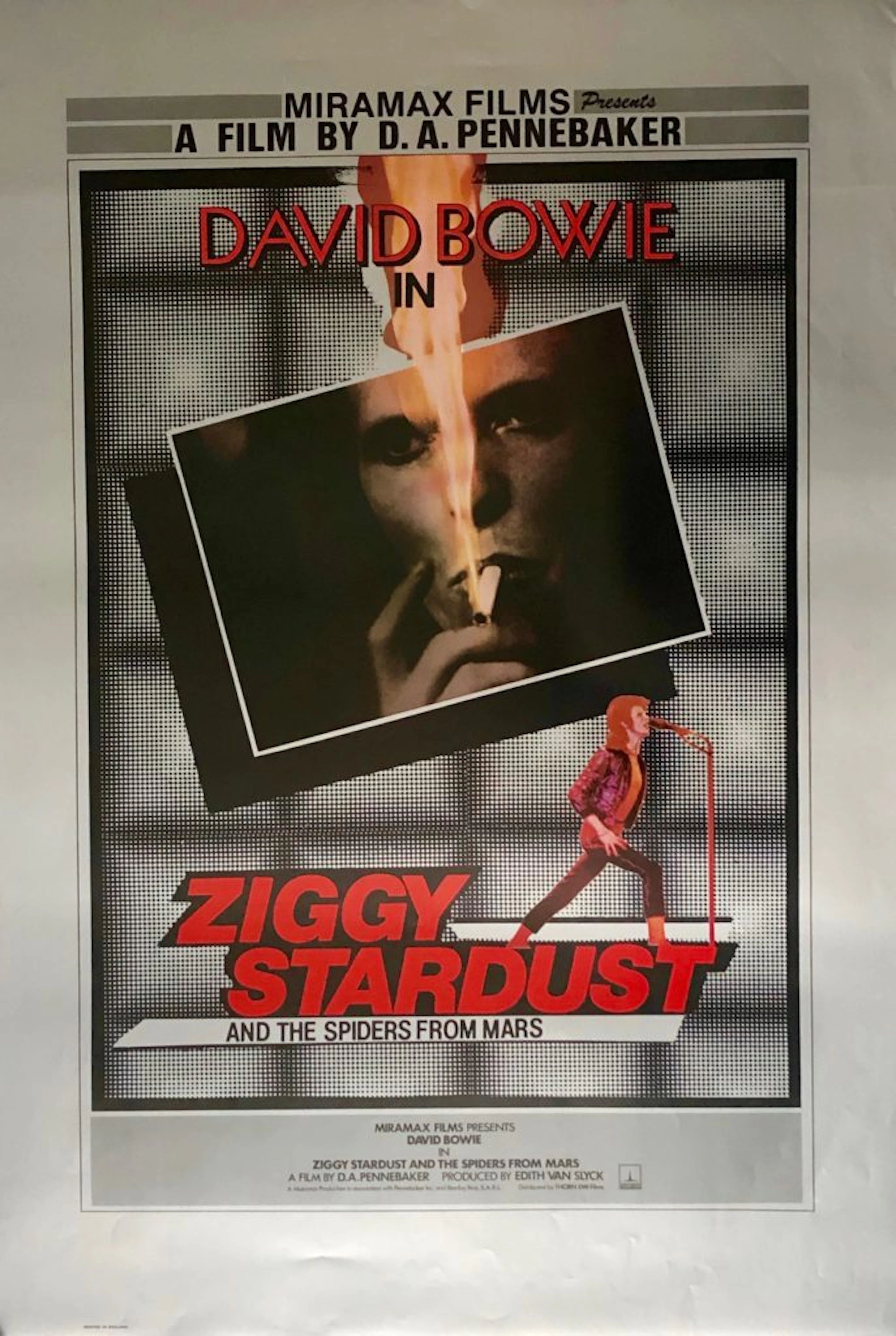 Ziggy Stardust and the Spiders From Mars Movie Poster - Bowie