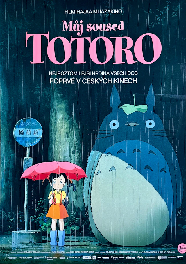 Original My Neighbor Totoro Movie Poster - Hayao Miyazaki