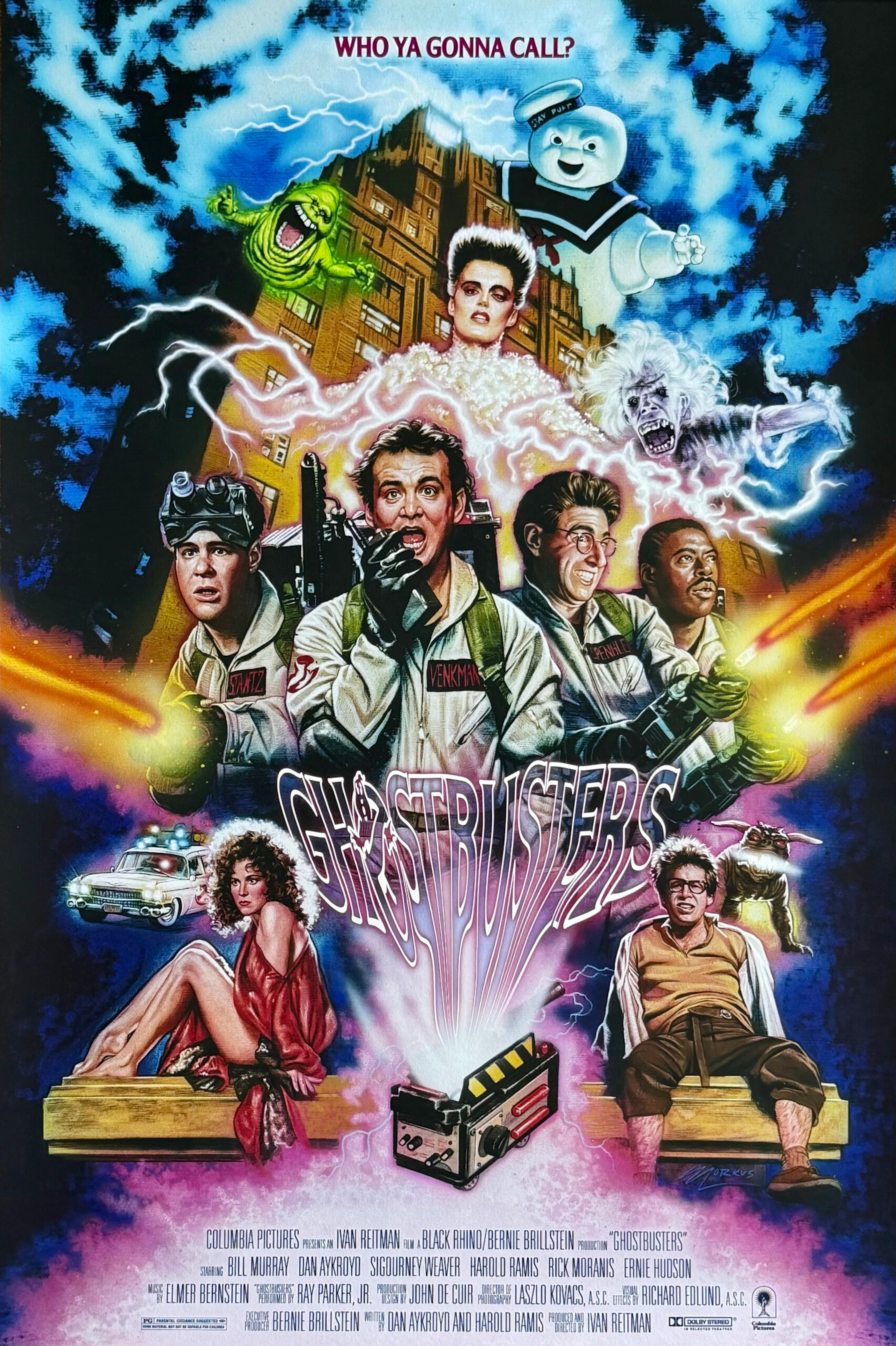 Ghostbusters Alternative Movie Poster - Bill Murray - Ivan Reitman