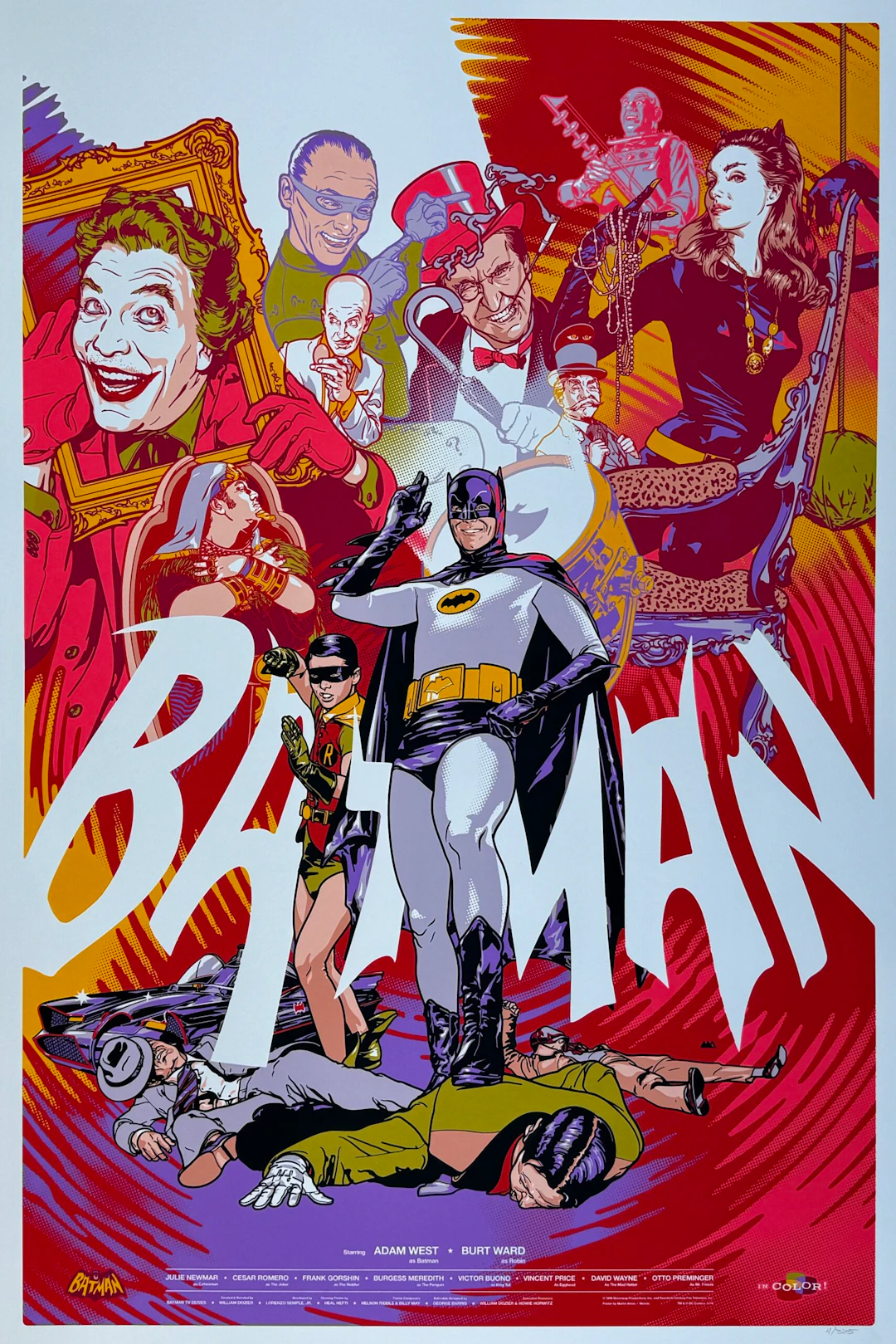 Batman 1966 Alternative Movie Poster - Martin Ansin - Adam West