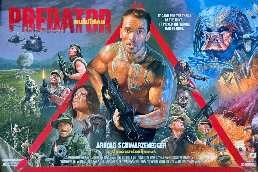 Predator Alternative Movie Poster - Wiwat - Schwarzenegger
