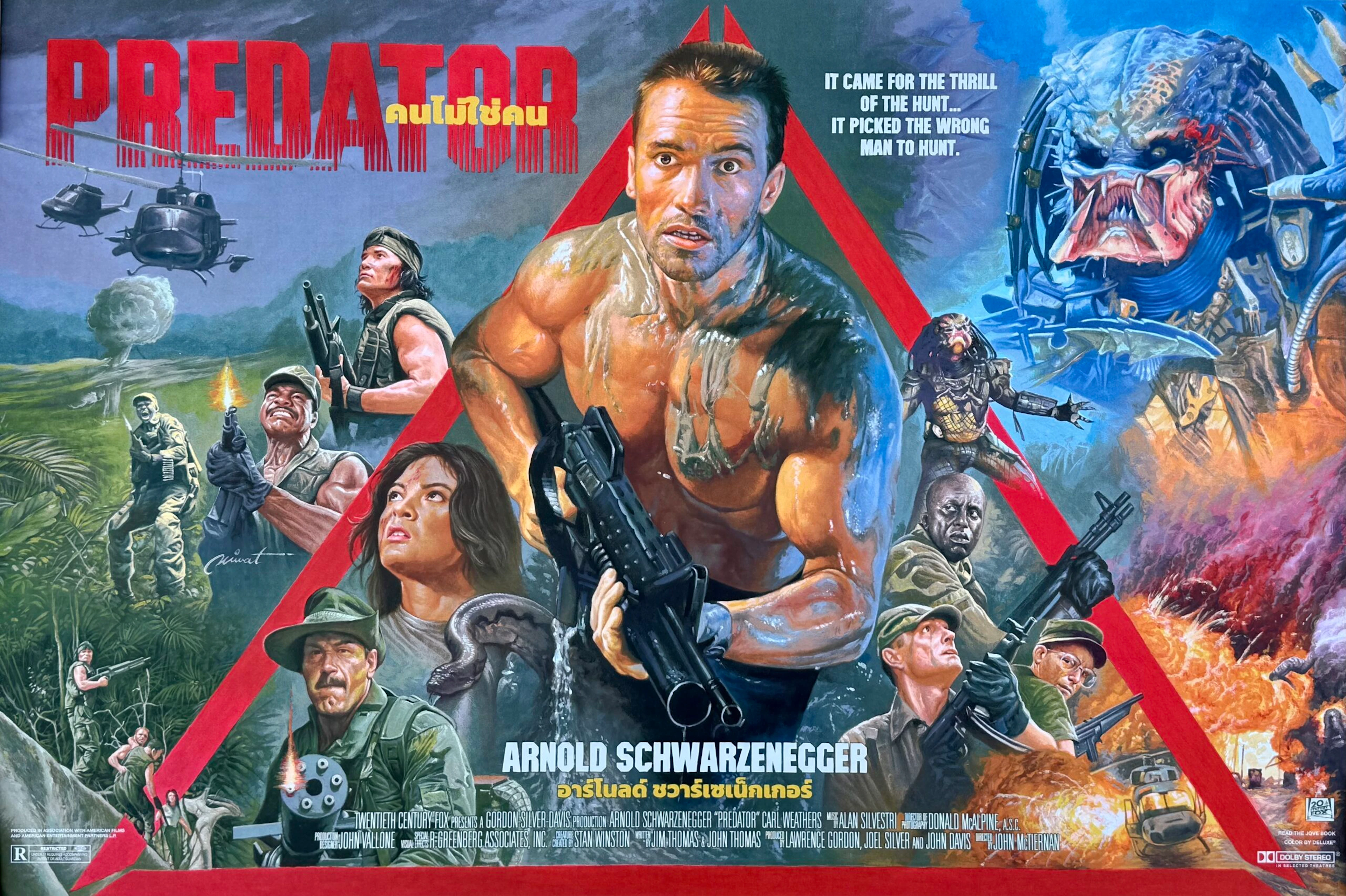 Predator Alternative Movie Poster - Wiwat - Schwarzenegger