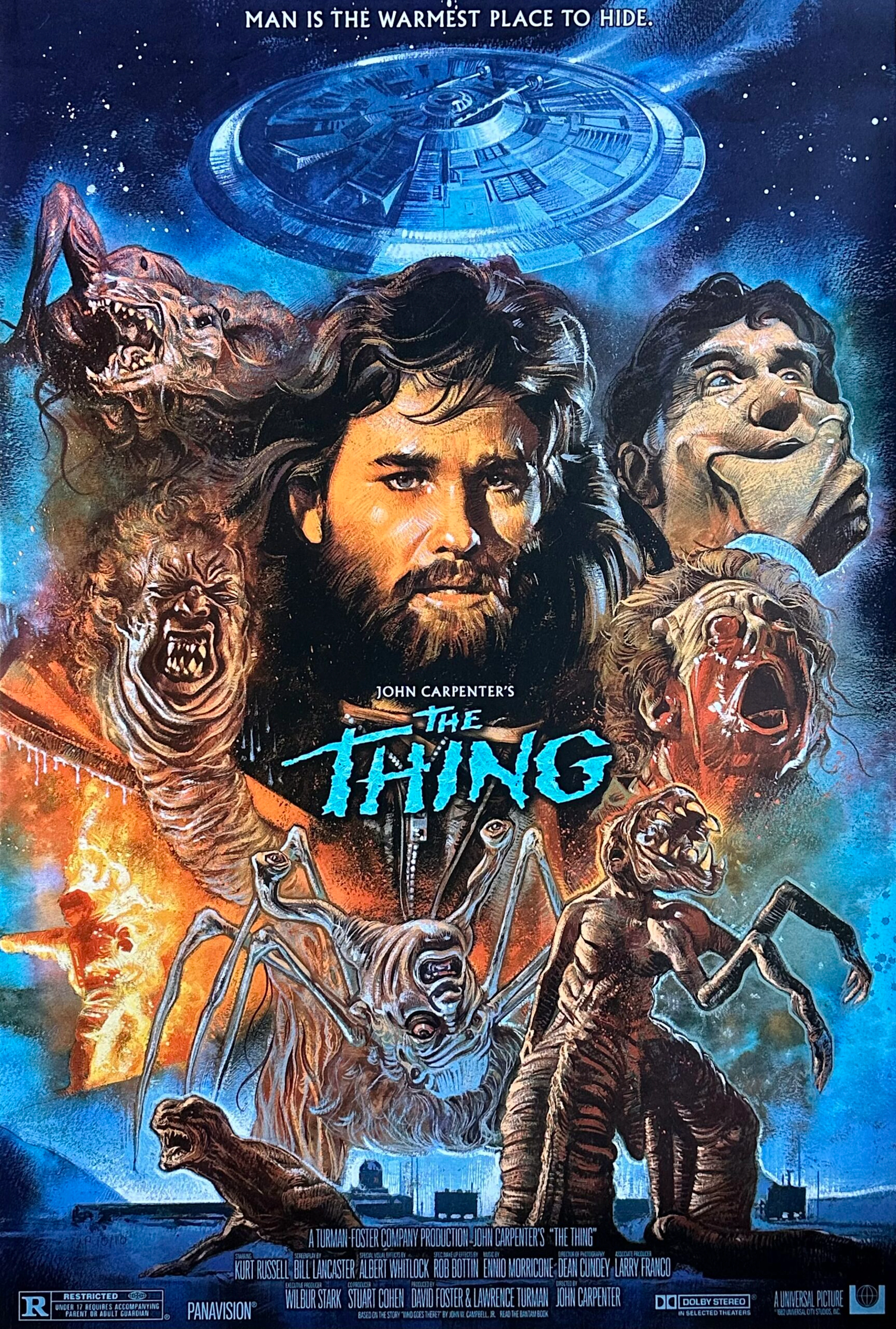John Carpenter's The Thing Alternative Movie Poster - Kurt Russell