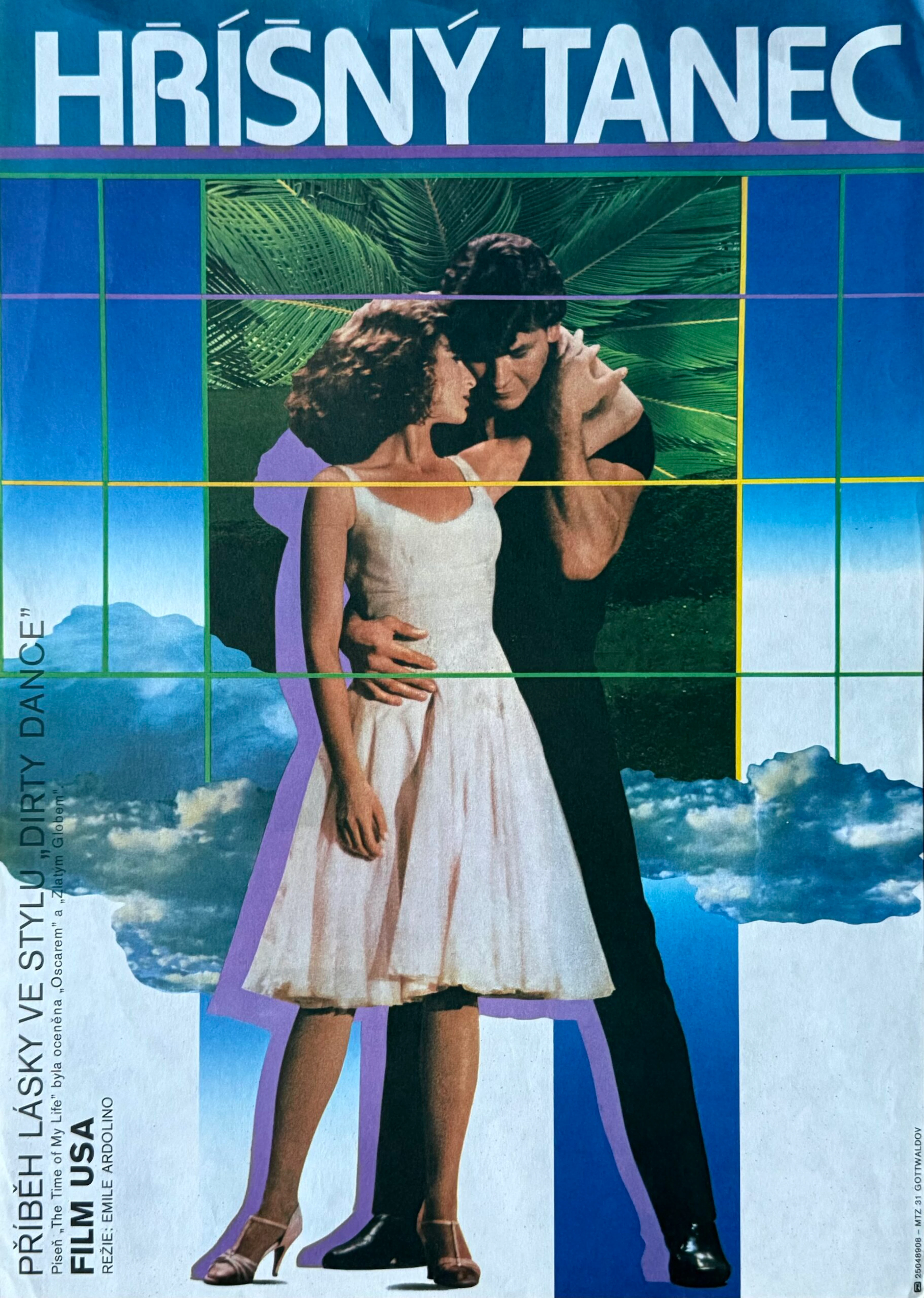 Original Dirty Dancing Movie Poster - Patrick Swayze