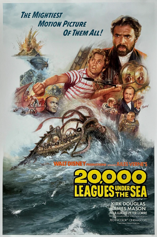 20,000 Leagues Under the Sea Alternative Movie Poster - Kwow