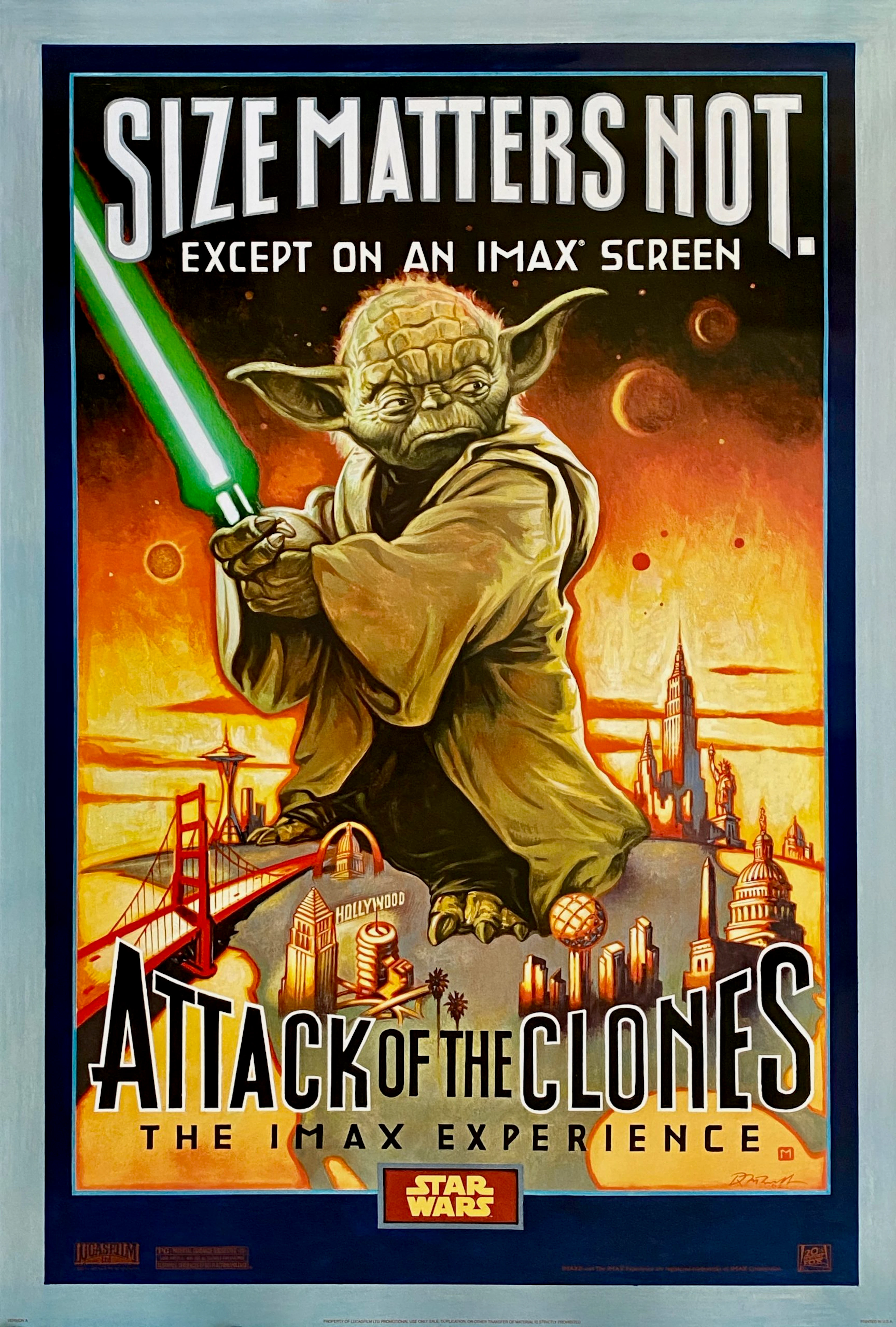 Original Star Wars: Episode II - Attack of the Clones Movie Poster