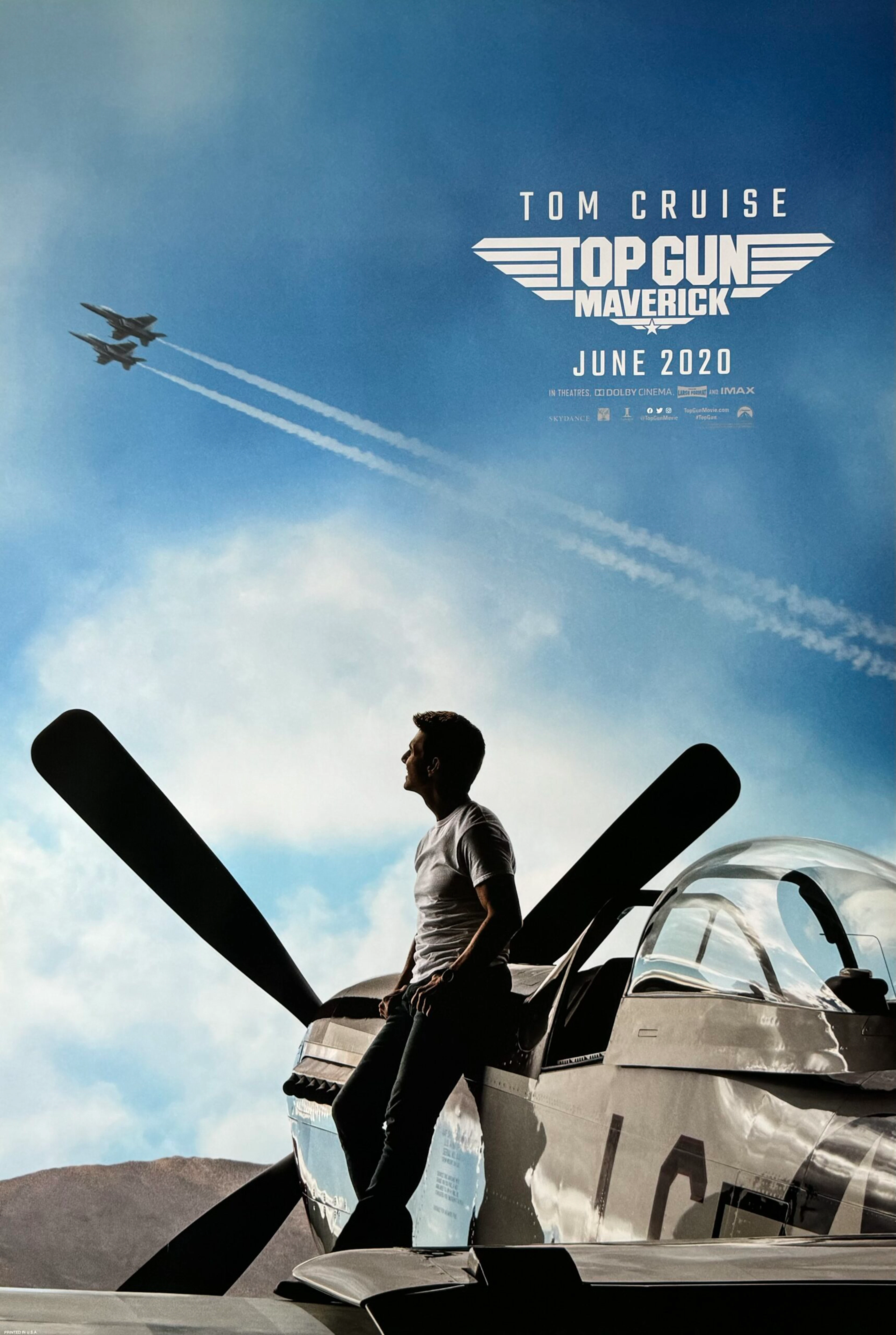 Original Top Gun: Maverick Movie Poster - Tom Cruise