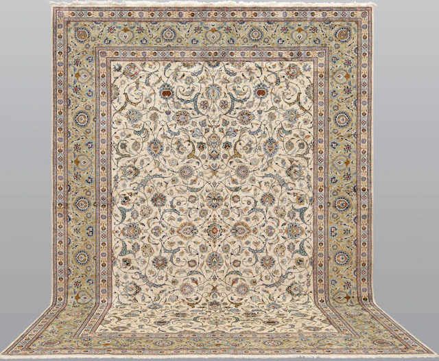 MATTA. Ljus Keshan fine, 420 x 304 cm.