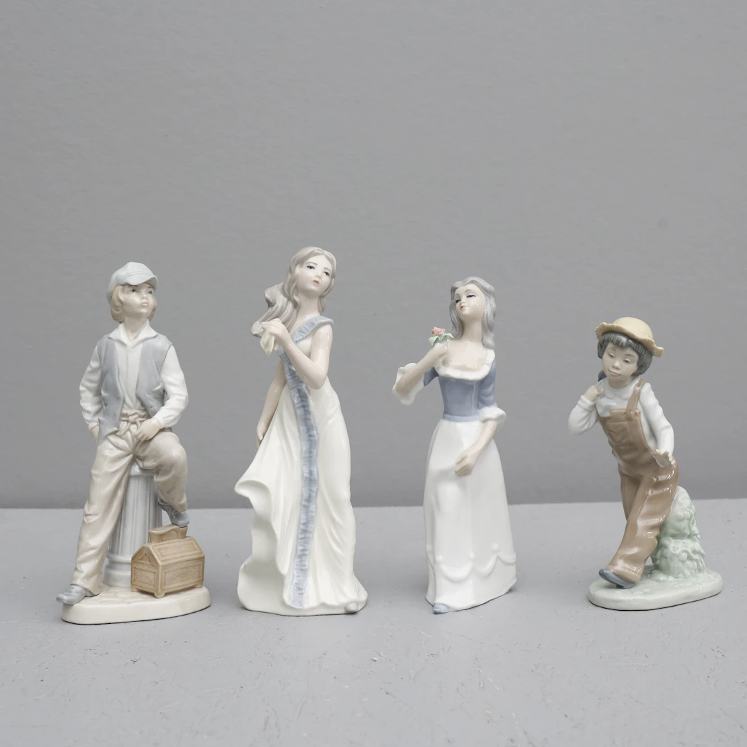 FIGURINER, 4 stycken, Nao,Tengra , Spanien.