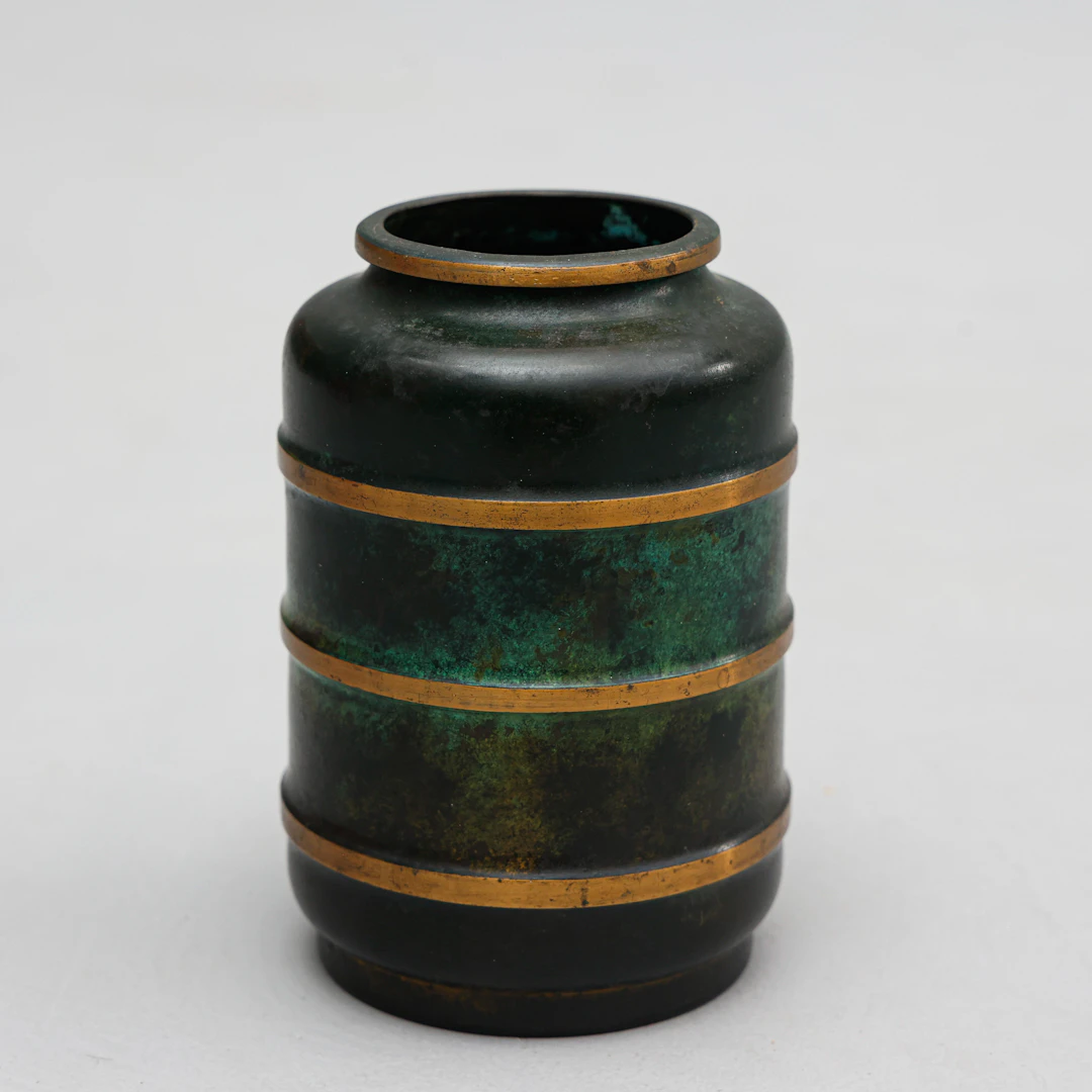 VAS, Art deco,brons, Svenska metallverken ,1930/40-tal.