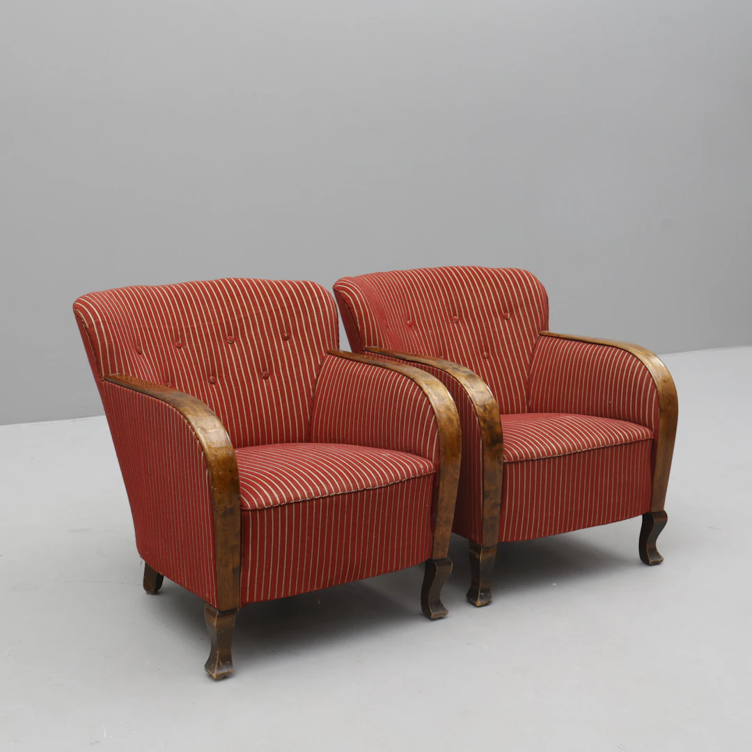 FÅTÖLJER, ett par, Swedish Modern, 1930/40-tal.