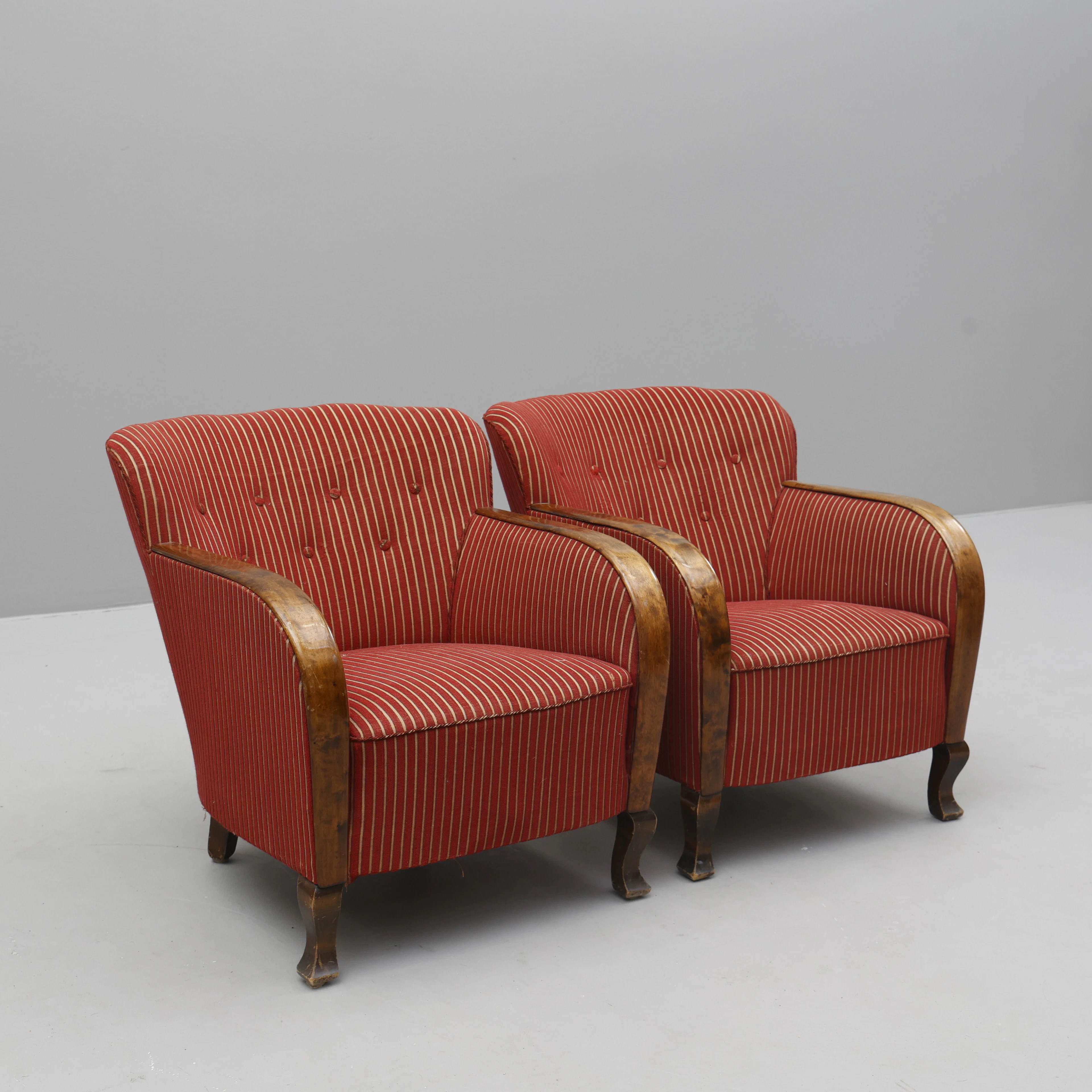 FÅTÖLJER, ett par, Swedish Modern, 1930/40-tal.